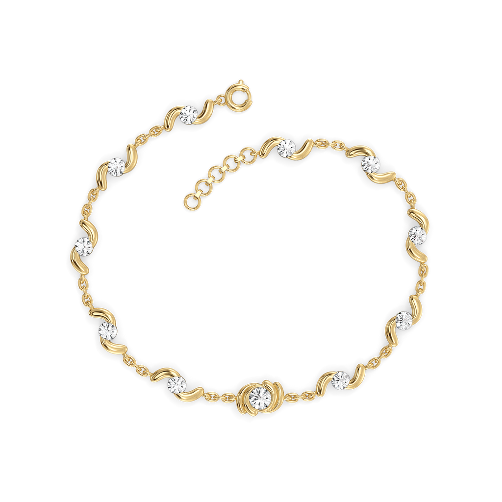 Cocoon Charm - Lab Diamond Tennis Bracelet
