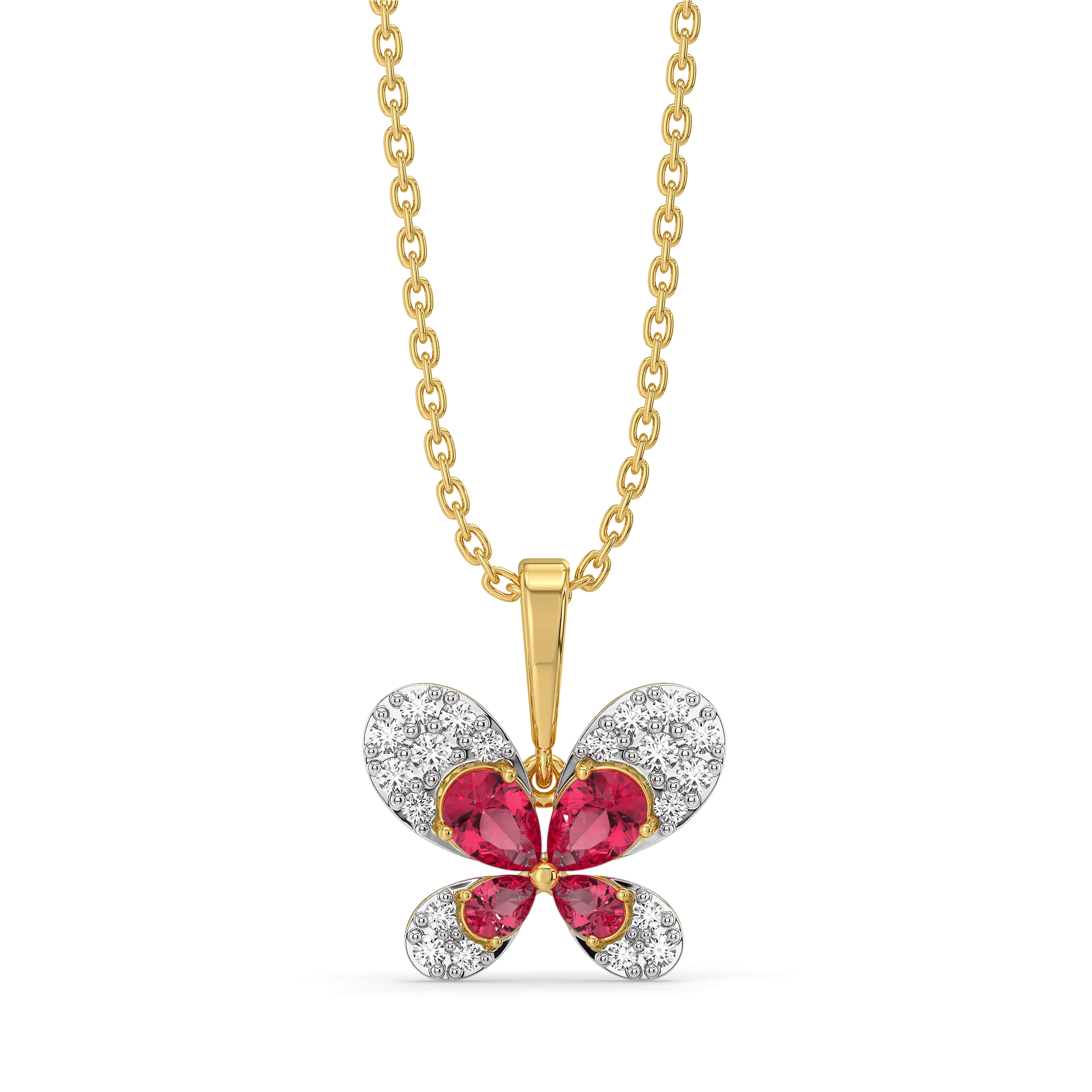 Everfly - Lab Diamond Ruby Pendant