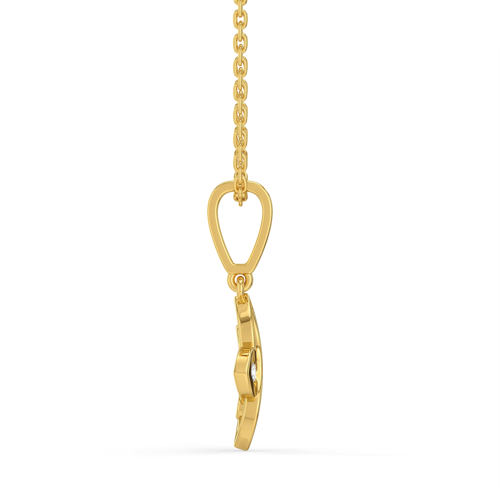 Clove Embrace - Lab Diamond Pendant