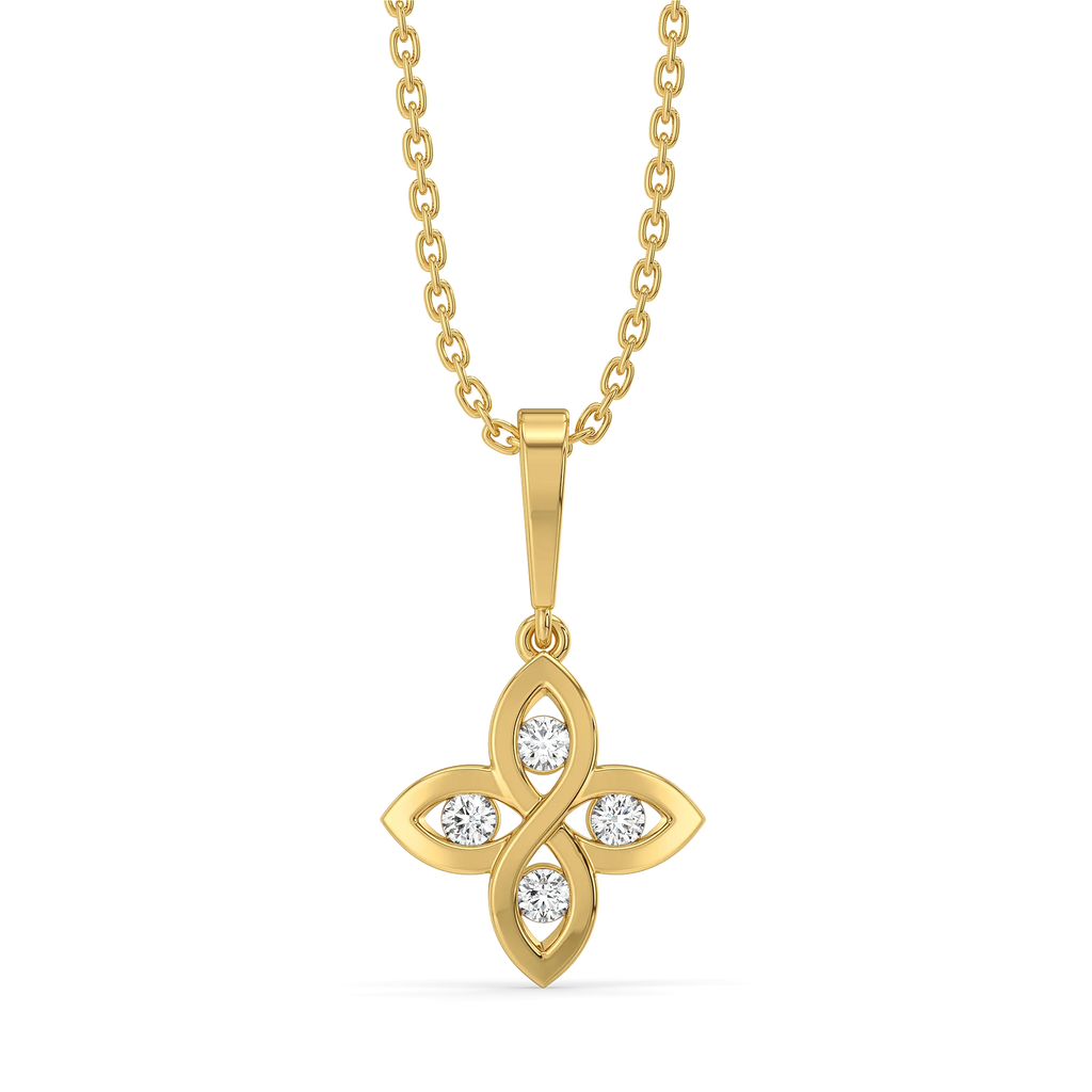 Clove Embrace - Lab Diamond Pendant