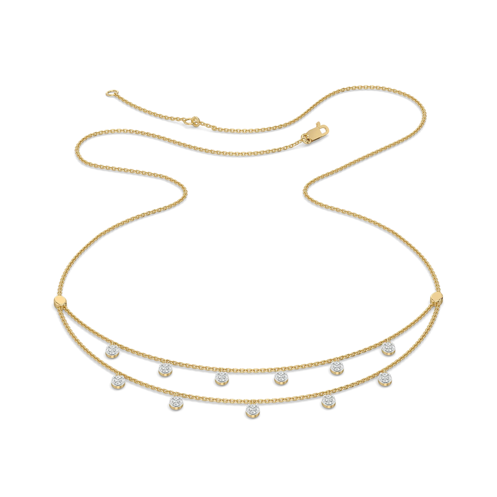 Dancing Details - Lab Diamond Necklace