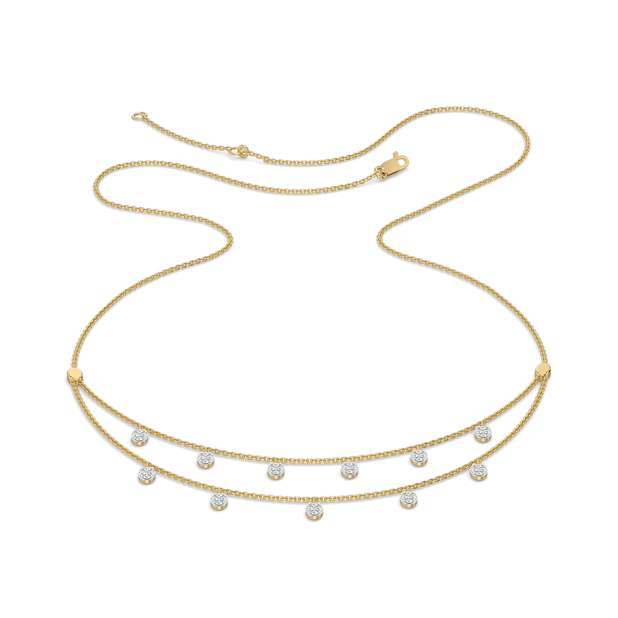 Dancing Details - Lab Diamond Necklace