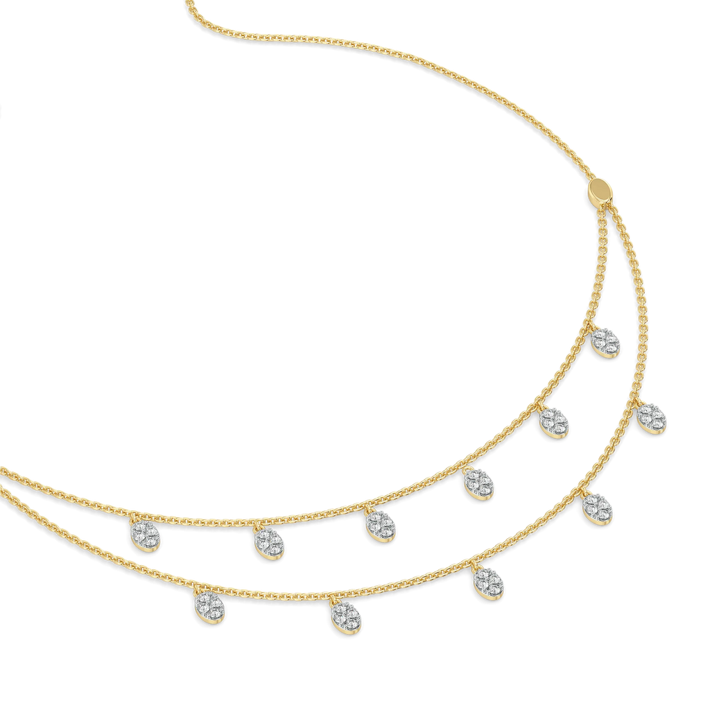 Dancing Details - Lab Diamond Necklace