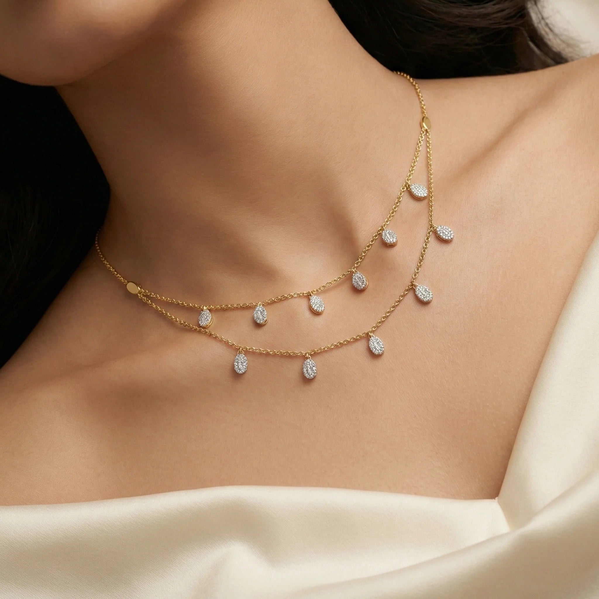 Dancing Details - Lab Diamond Necklace