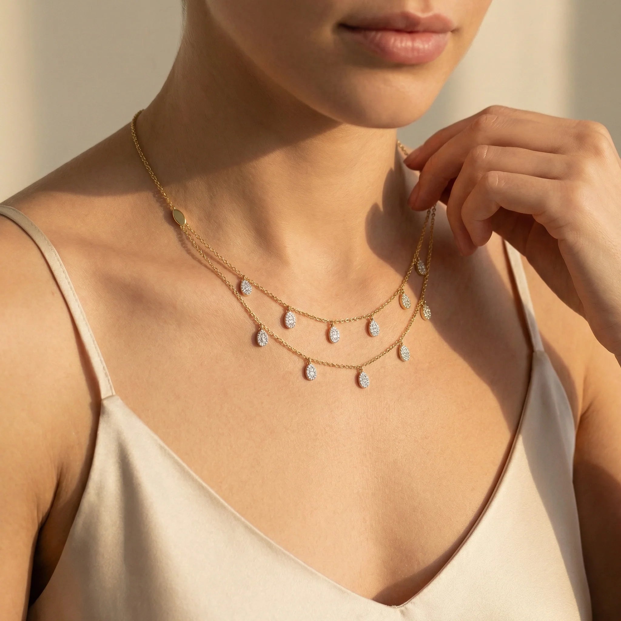 Dancing Details - Lab Diamond Necklace