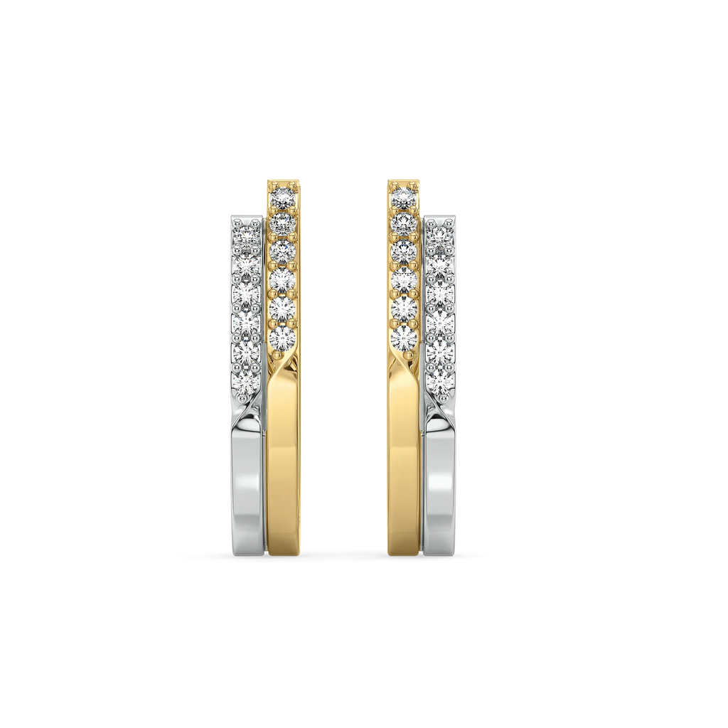 Dual Flow - Lab Diamond Huggies