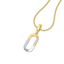 Dual Flow - Lab Diamond Pendant