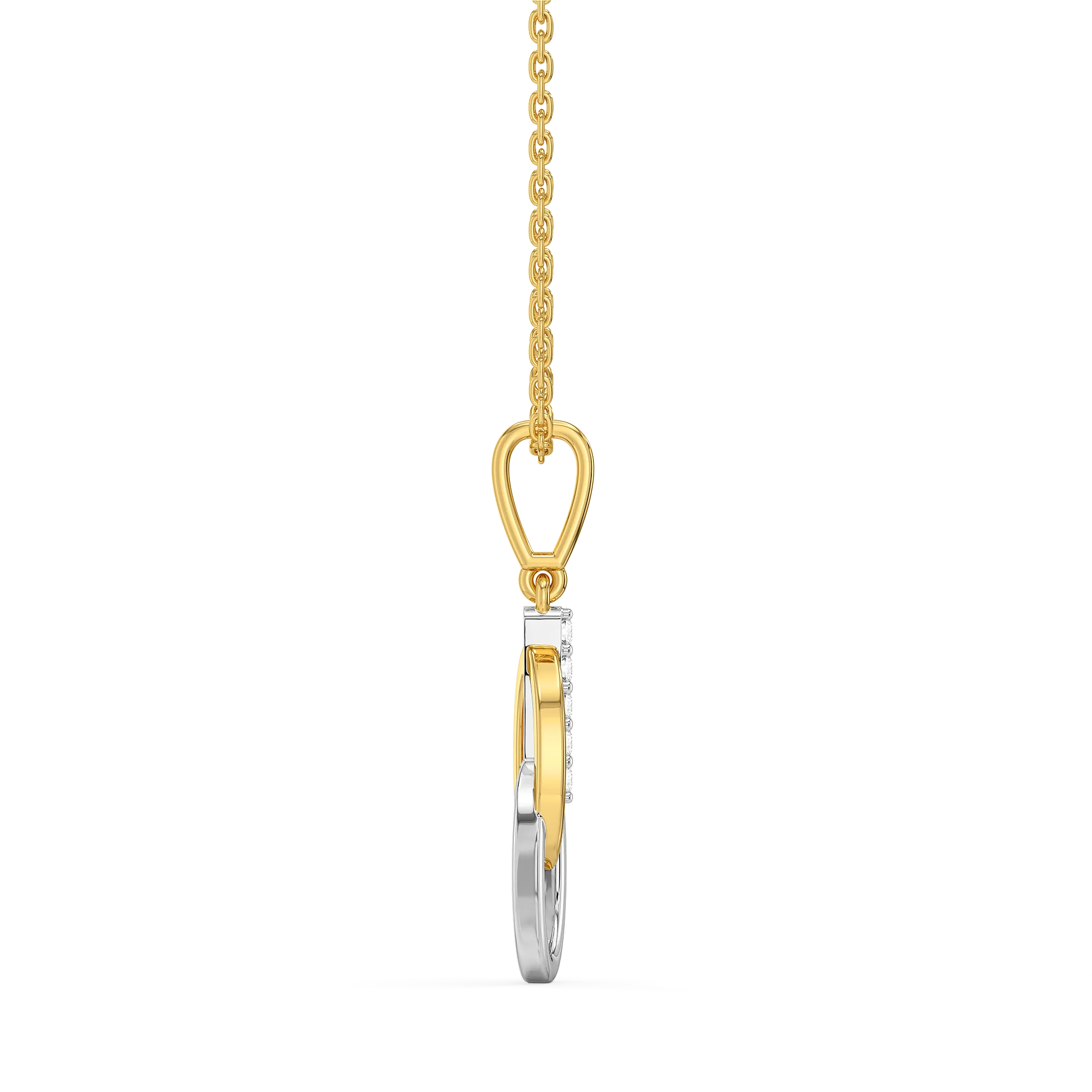 Twined Radiance - Lab Diamond Pendant
