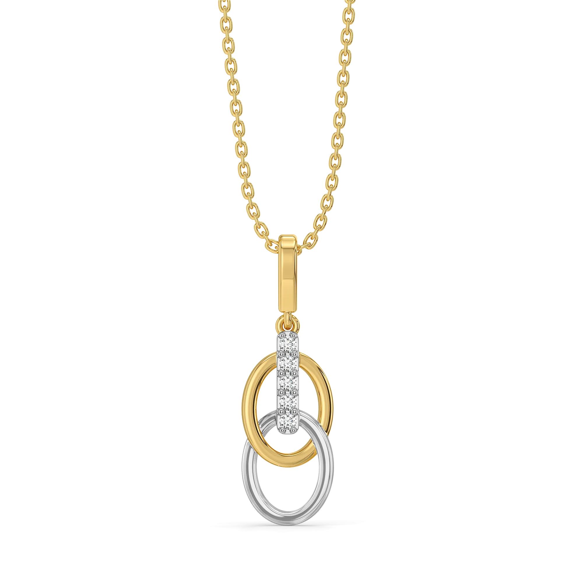 Twined Radiance - Lab Diamond Pendant Secondary image