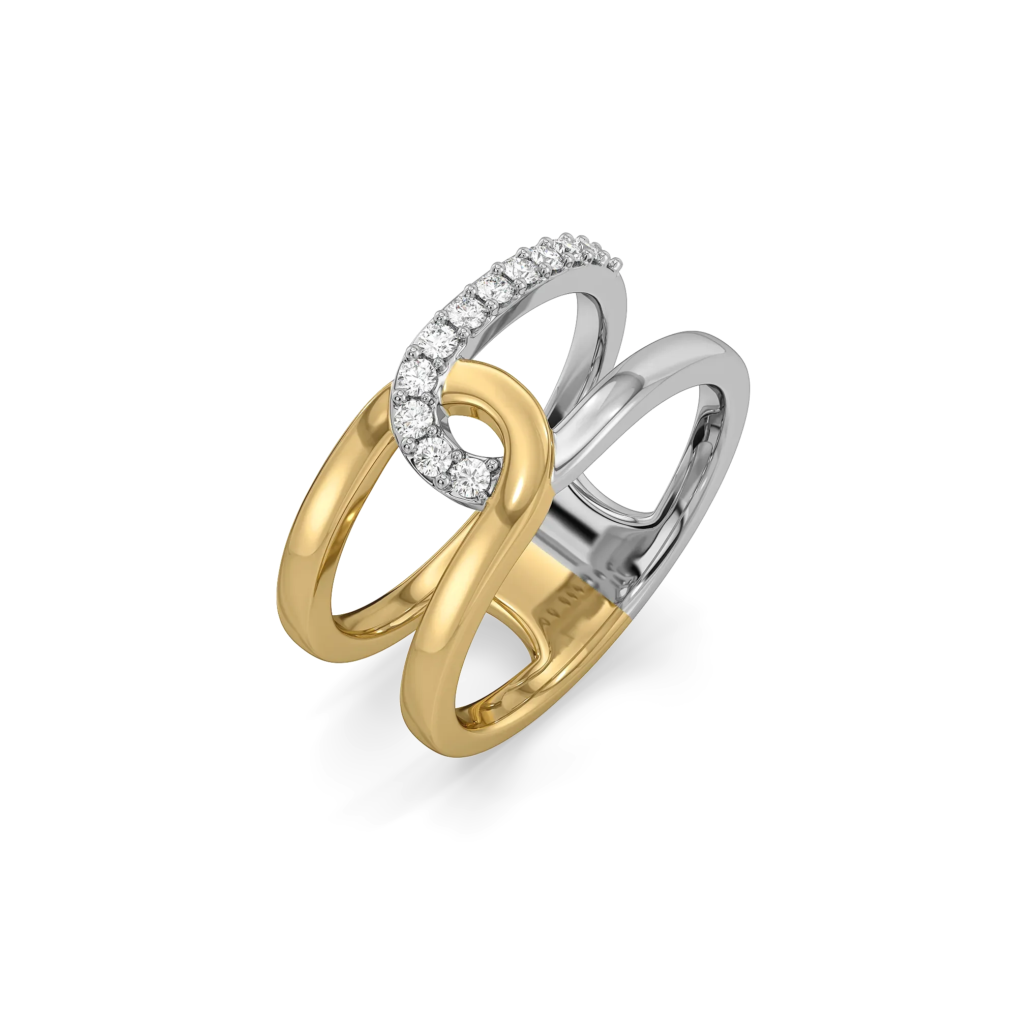 Twined Radiance - Lab Diamond Ring
