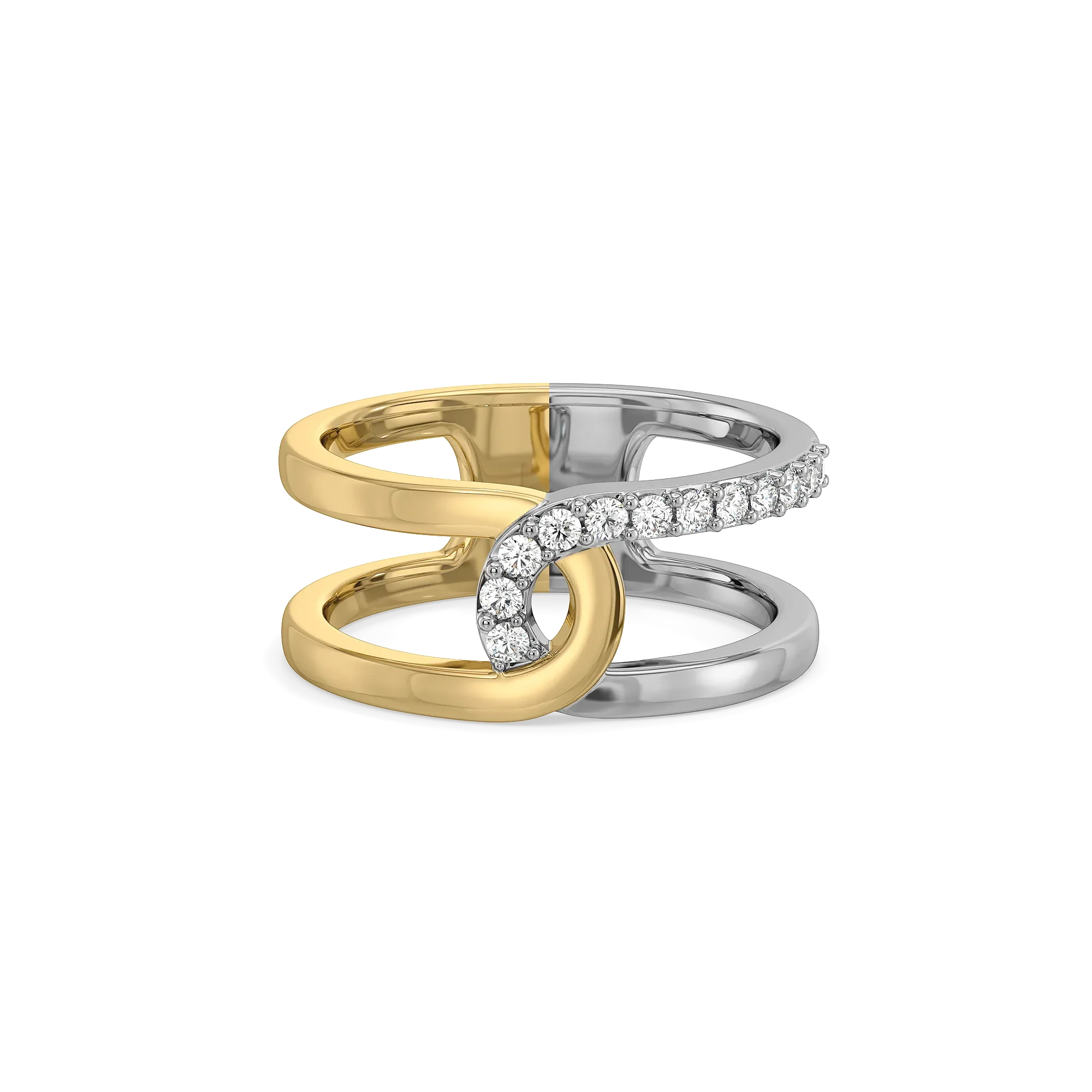 Twined Radiance - Lab Diamond Ring