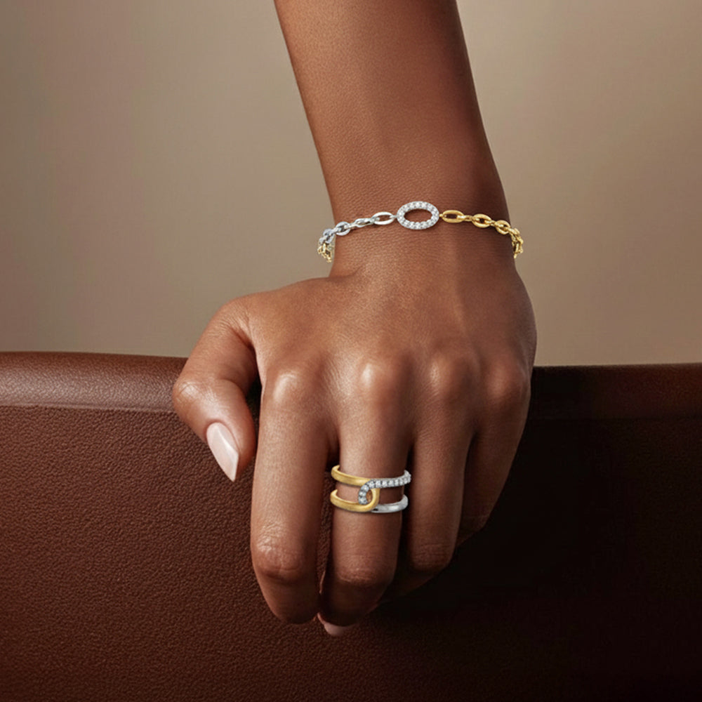 Twined Radiance - Lab Diamond Ring