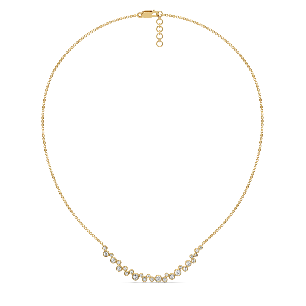Morning Frost - Lab Diamond Solitaire Necklace