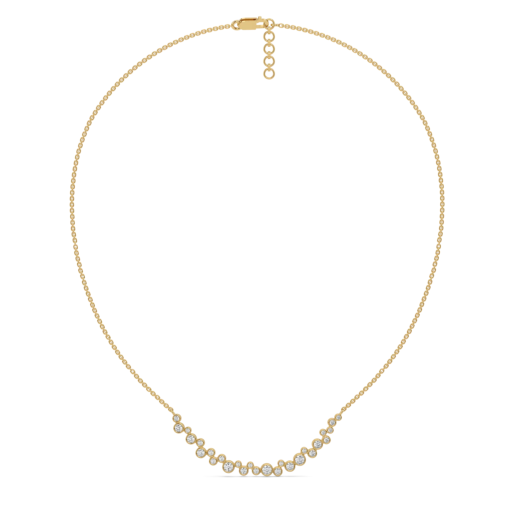 Morning Frost - Lab Diamond Solitaire Necklace