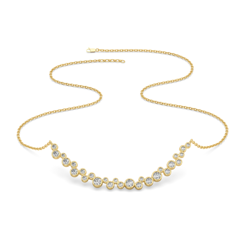 Morning Frost - Lab Diamond Solitaire Necklace