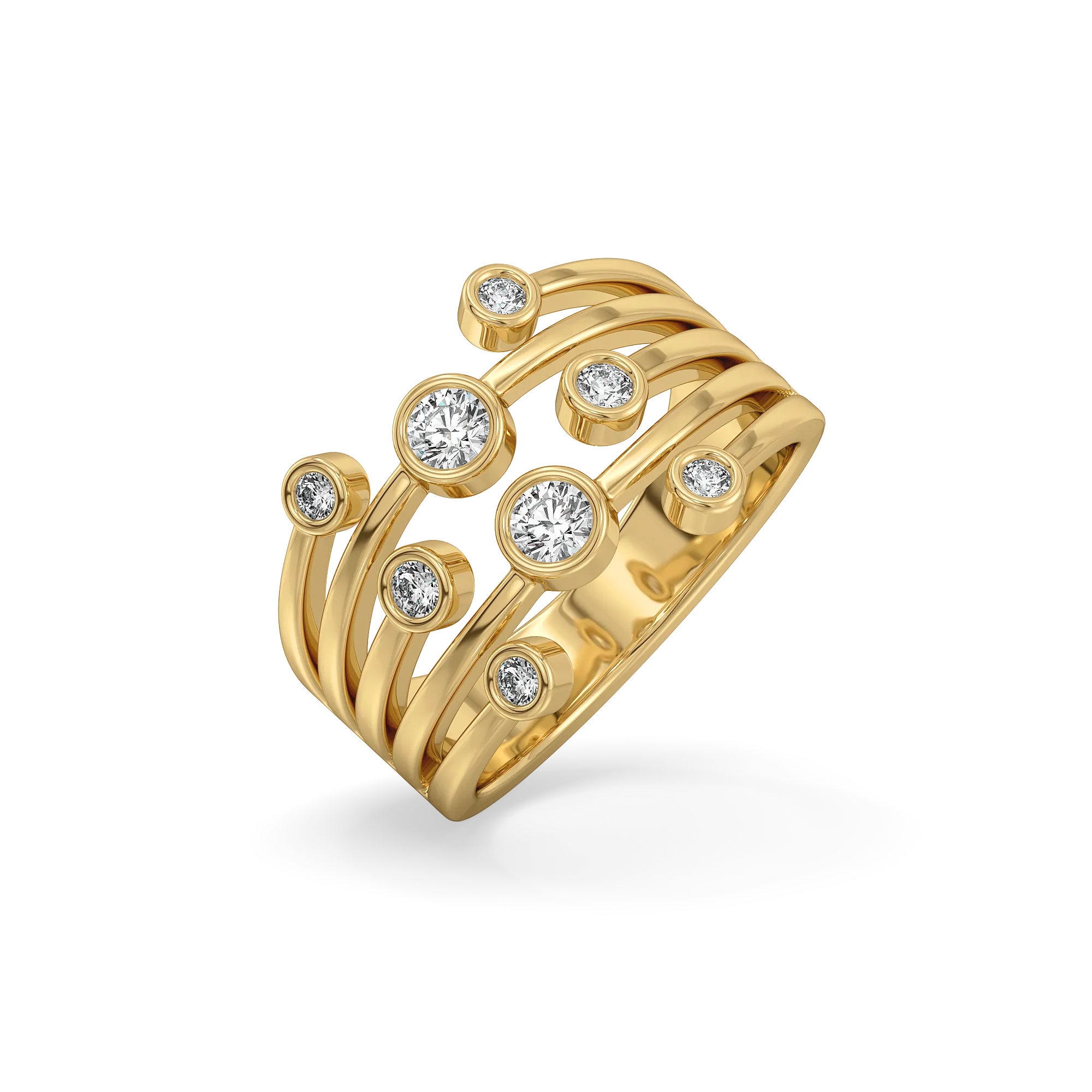 Morning Frost - Lab Diamond Solitaire Ring Main image