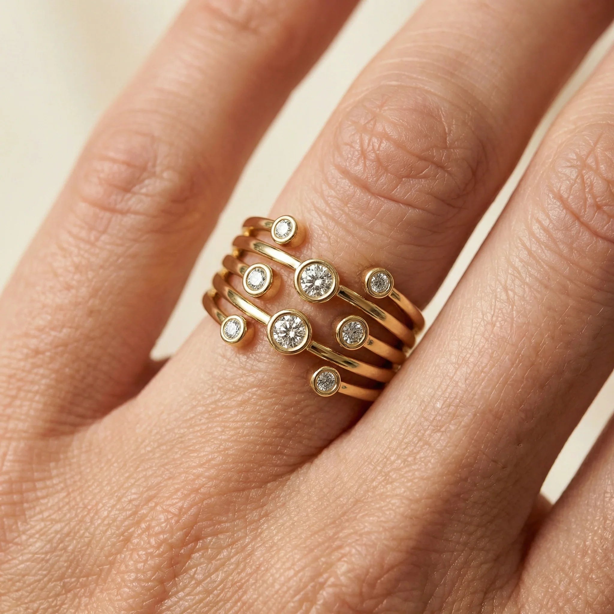 Morning Frost - Lab Diamond Solitaire Ring Secondary image