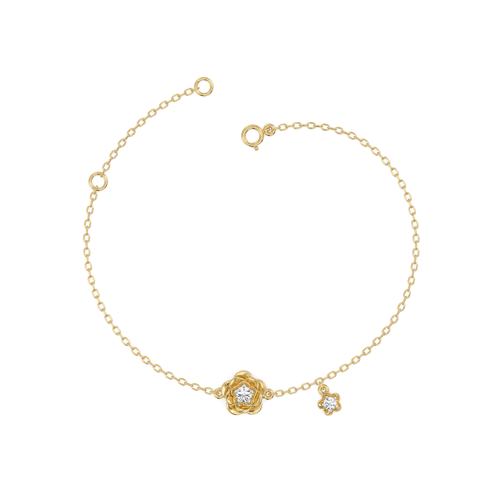Blush Rosé - Lab Diamond Solitaire Bracelet