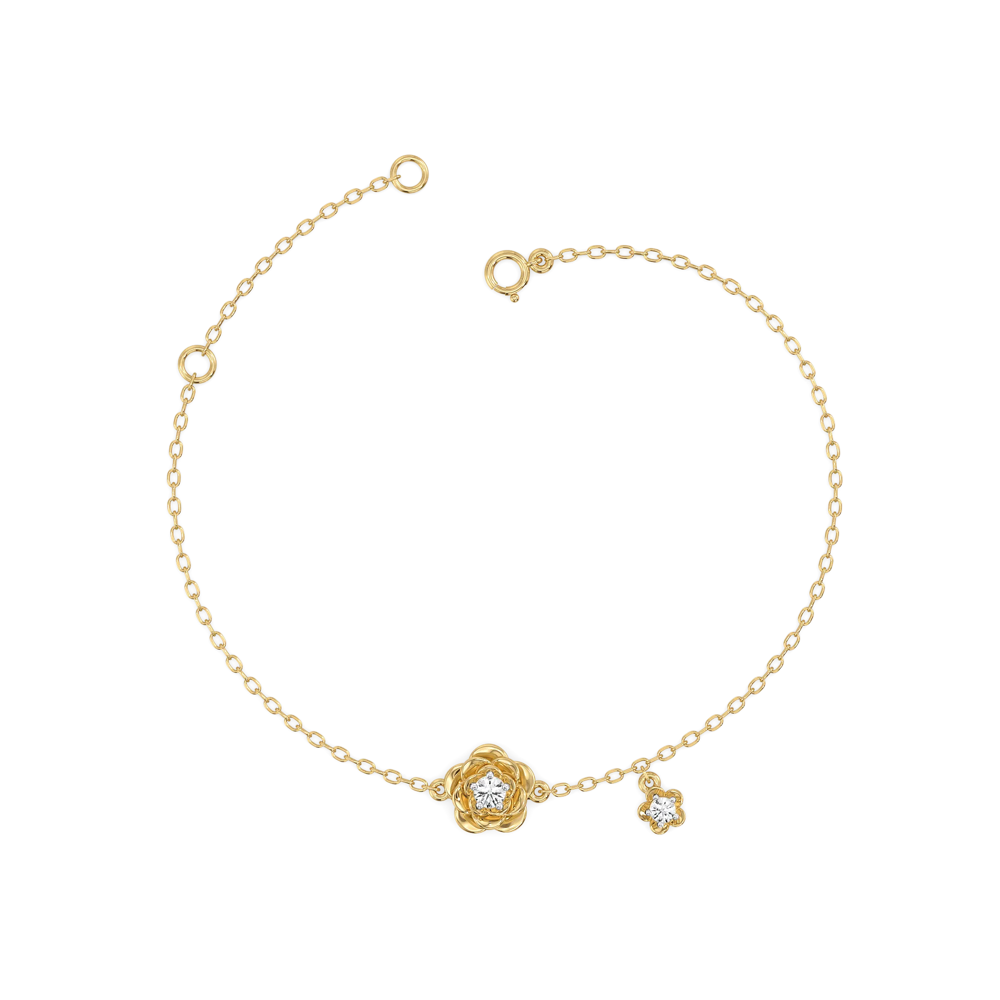 Blush Rosé - Lab Diamond Solitaire Bracelet