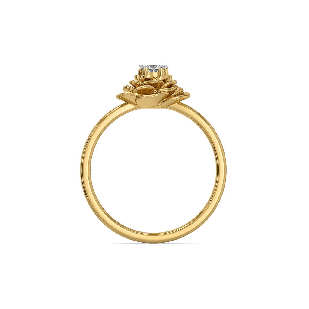 Blush Rosé - Lab Diamond Solitaire Ring