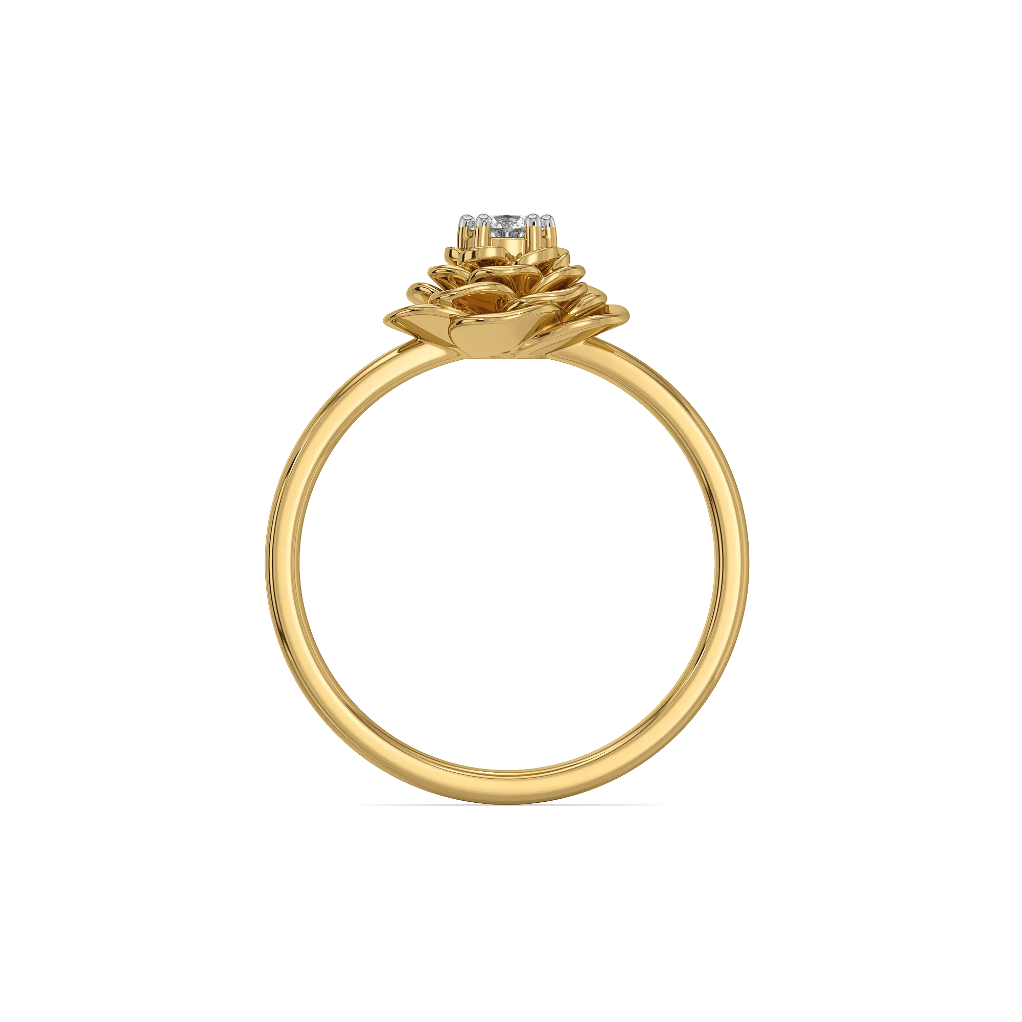 Blush Rosé - Lab Diamond Solitaire Ring