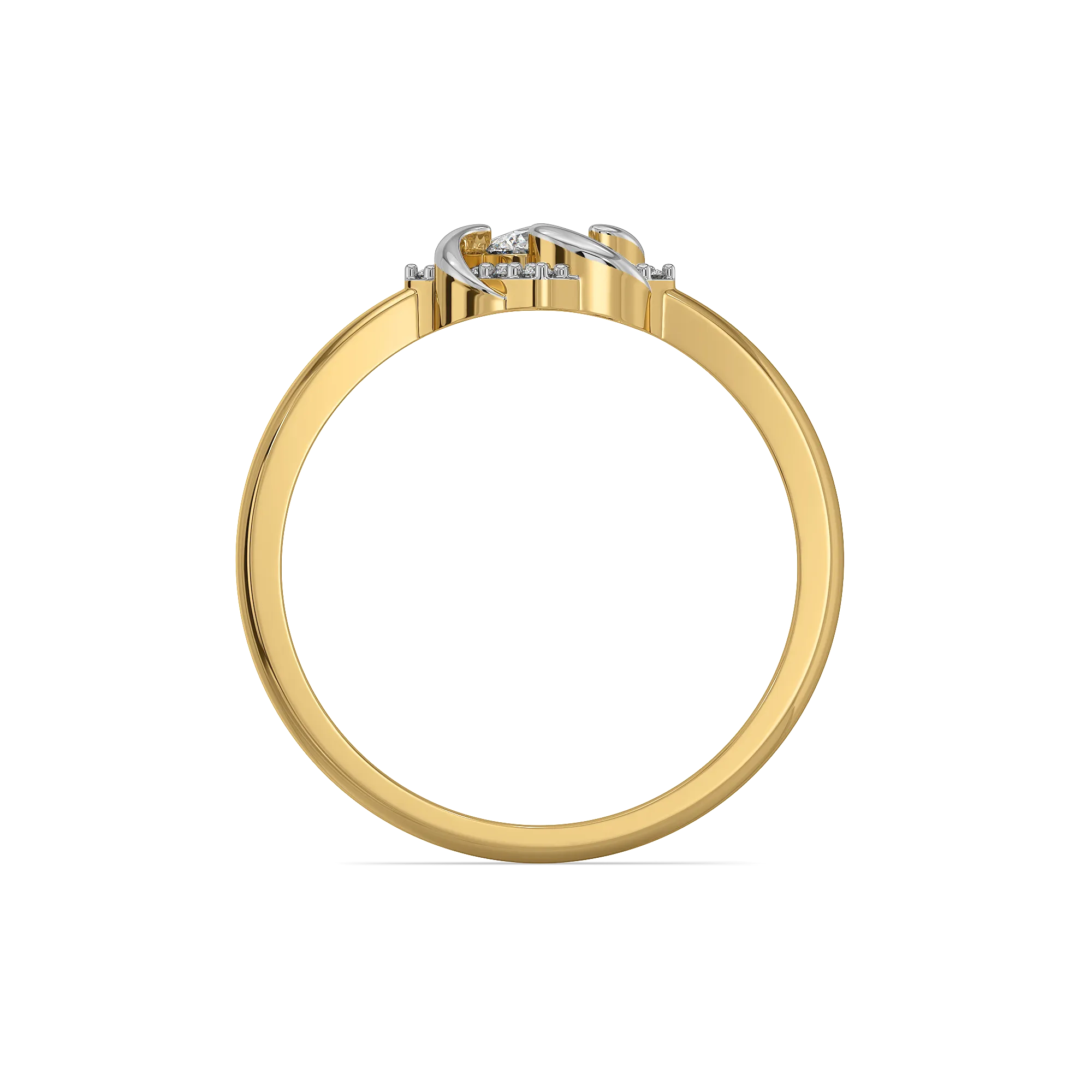 Encased Solitaire - Lab Diamond Rings