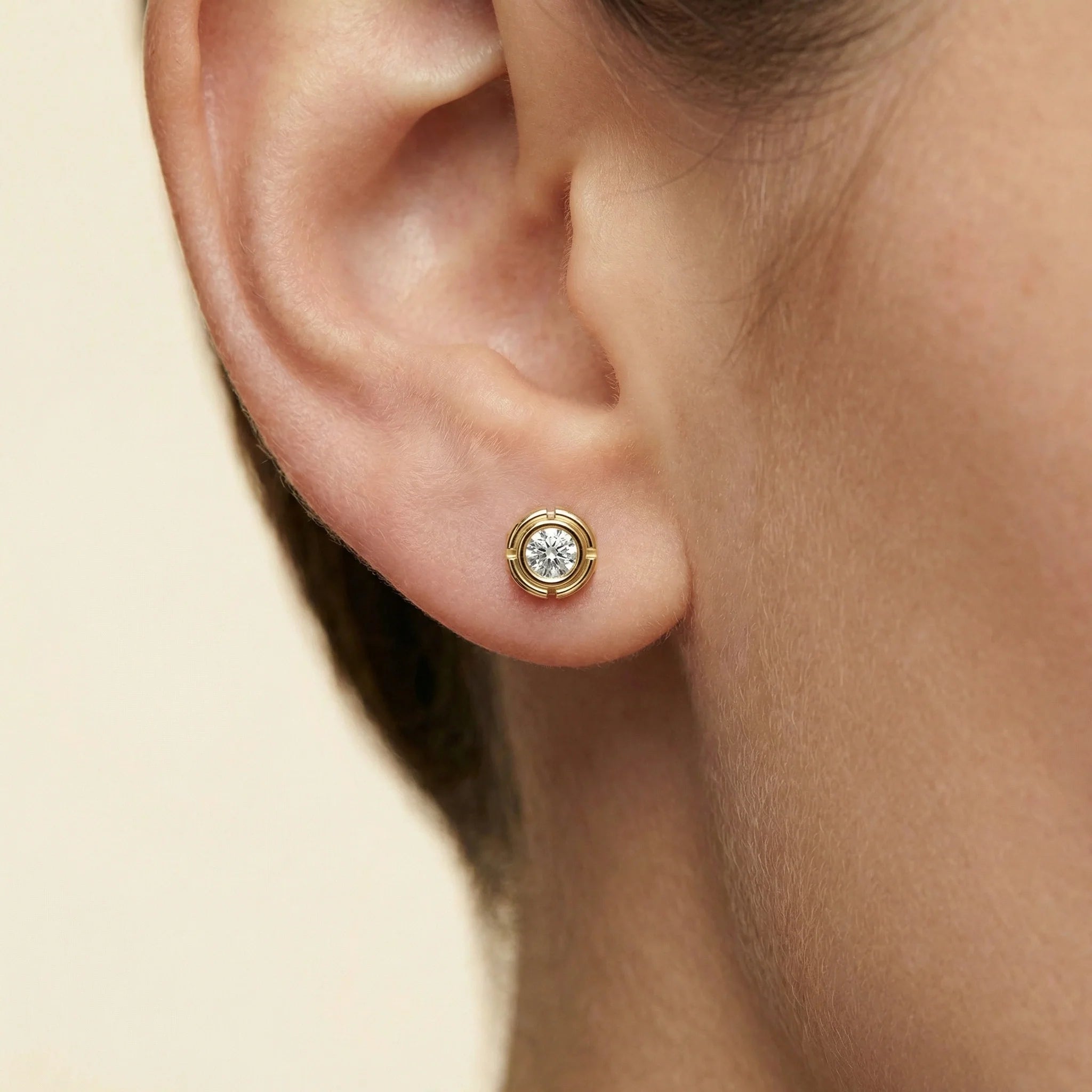 Little Light - Lab Diamond Stud Earrings Secondary image