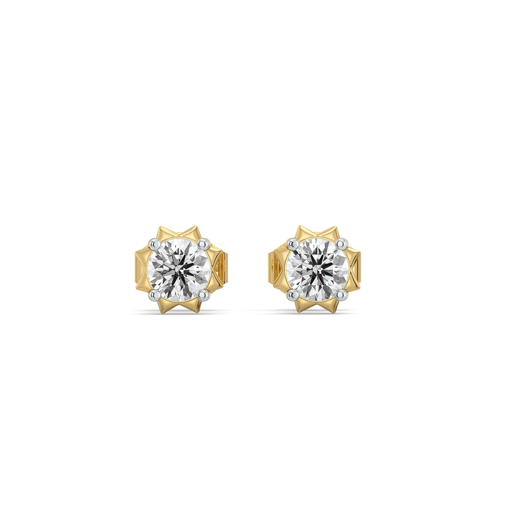 Solitaire Core - Lab Diamond Stud Earrings