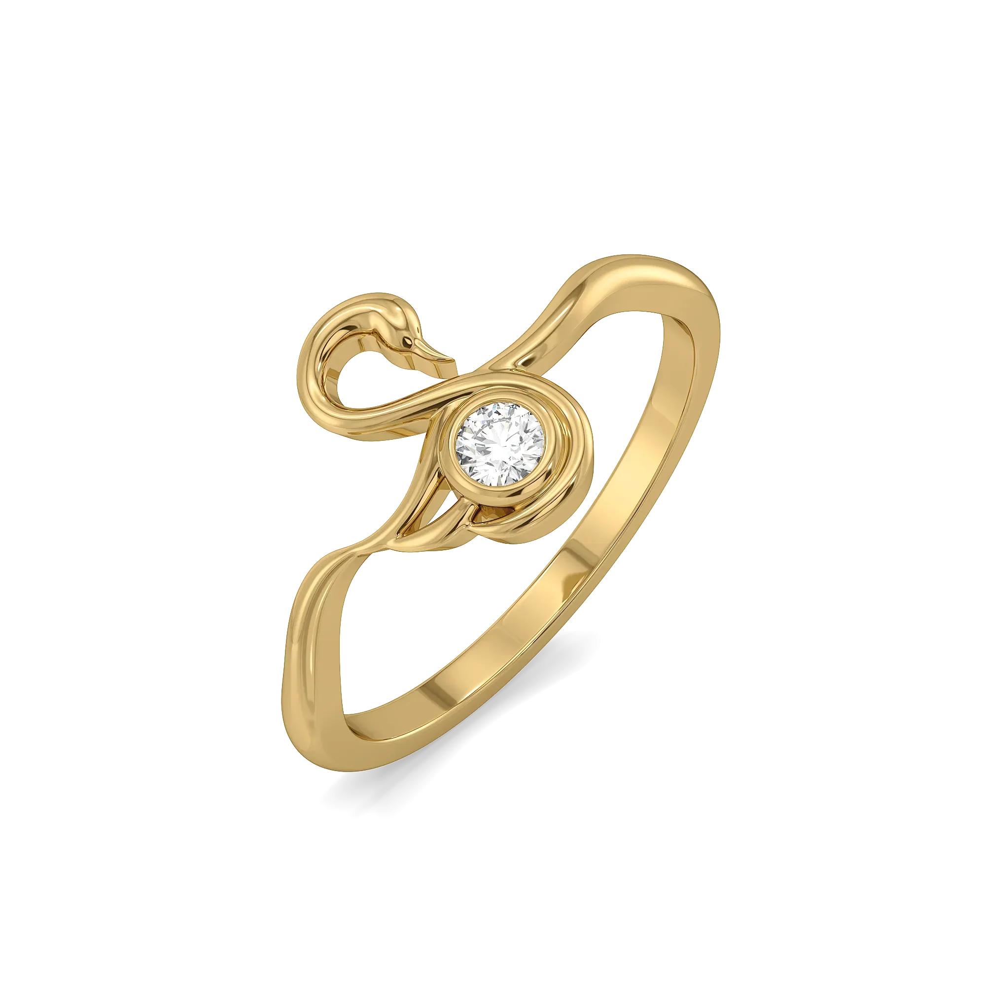 Swan Grace - Lab Diamond Ring Main image