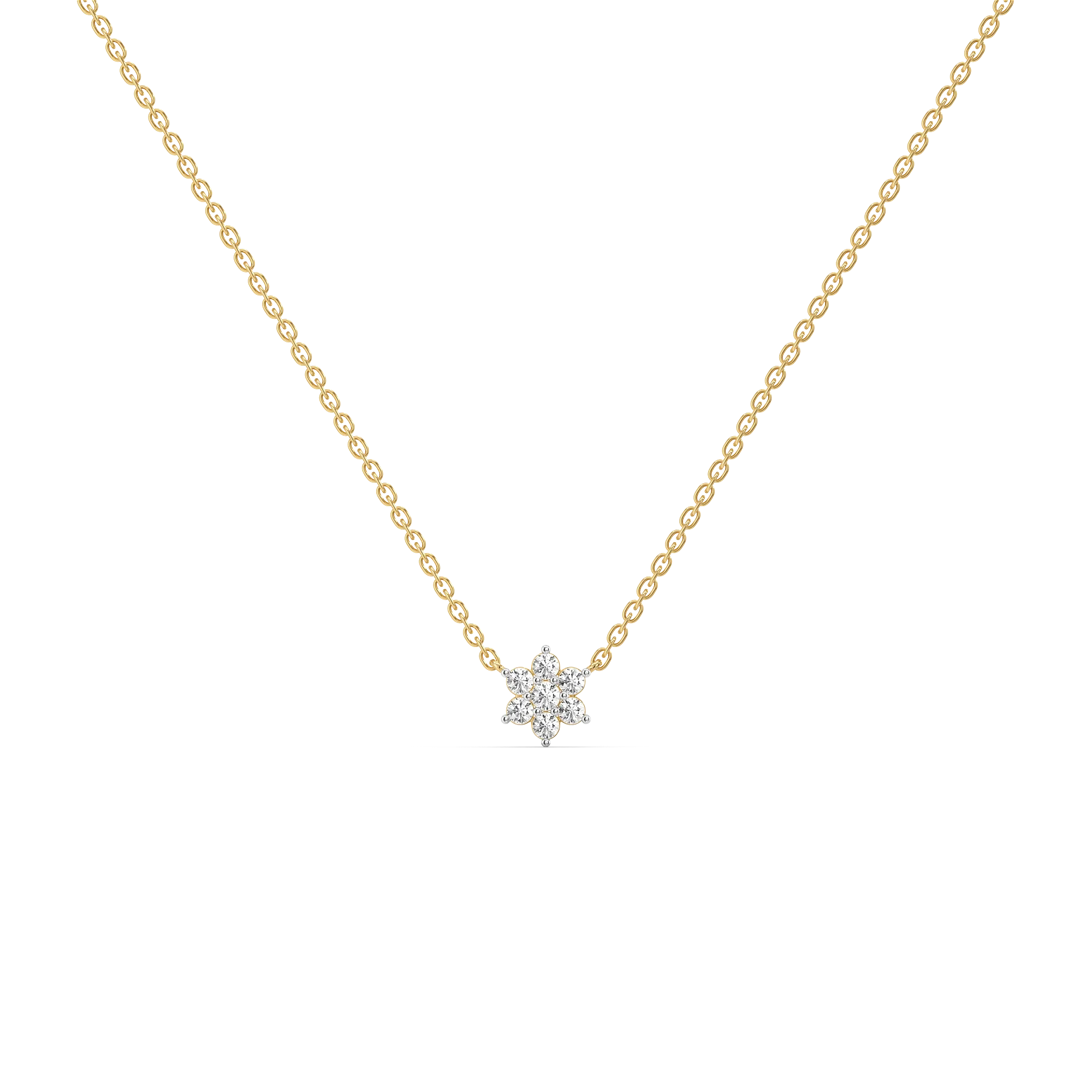 Floral Essence - Lab Diamond Necklace Main image