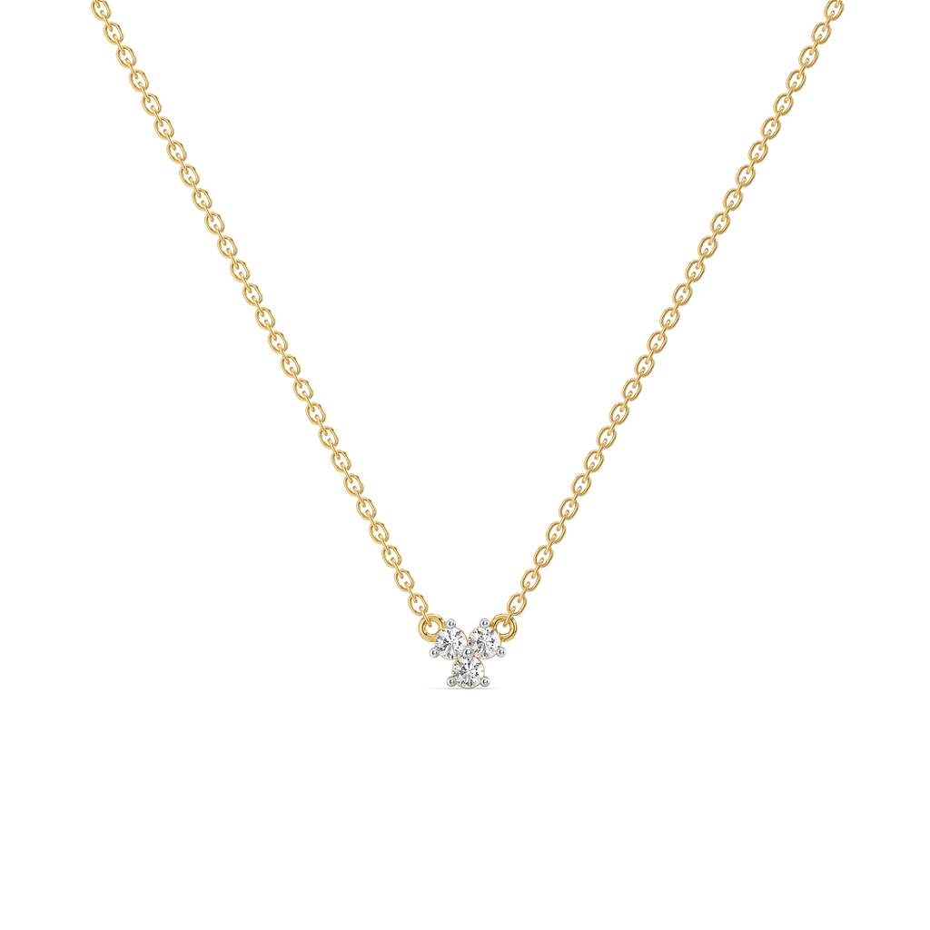 Trinity Glow - Lab Diamond Necklace
