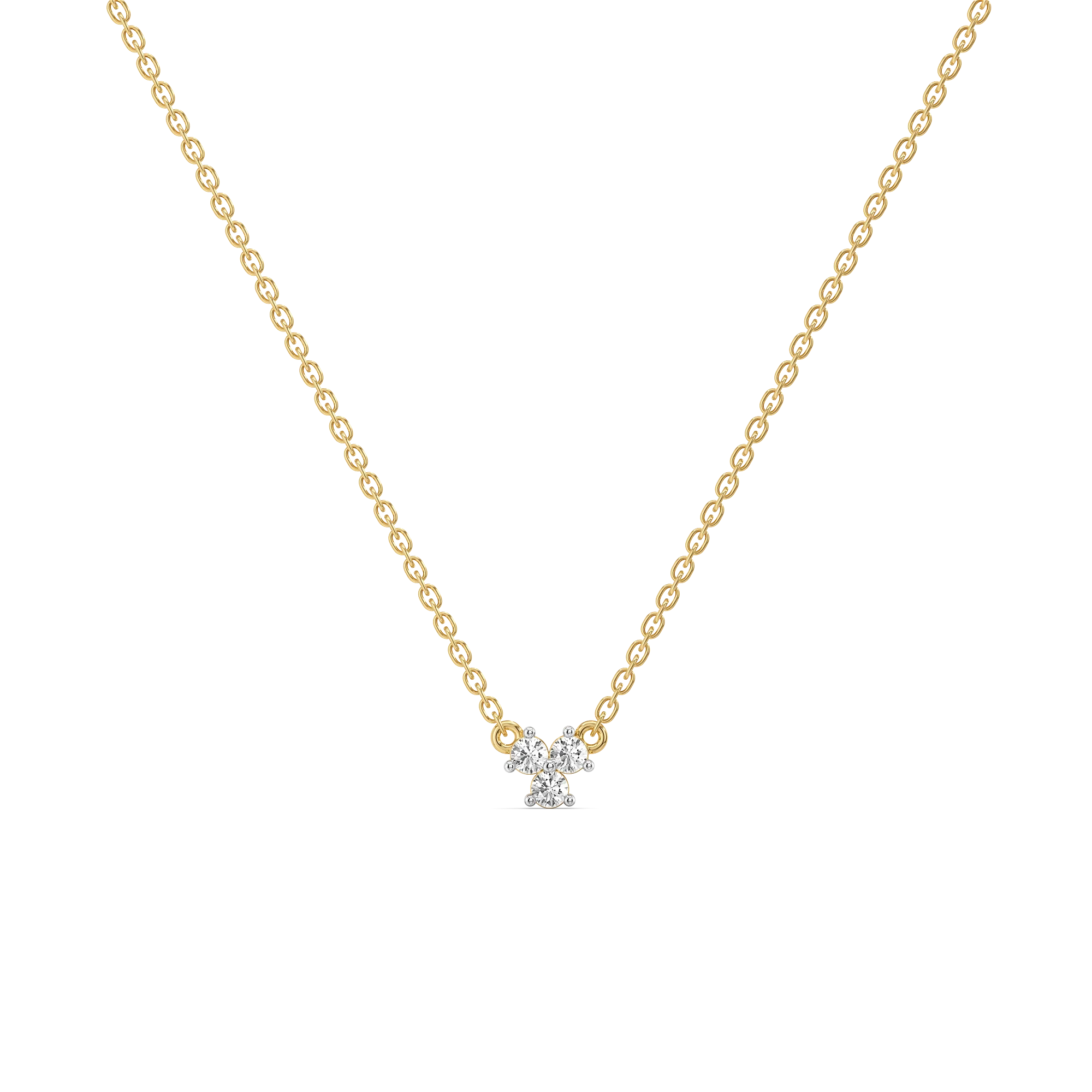 Trinity Glow - Lab Diamond Necklace Main image