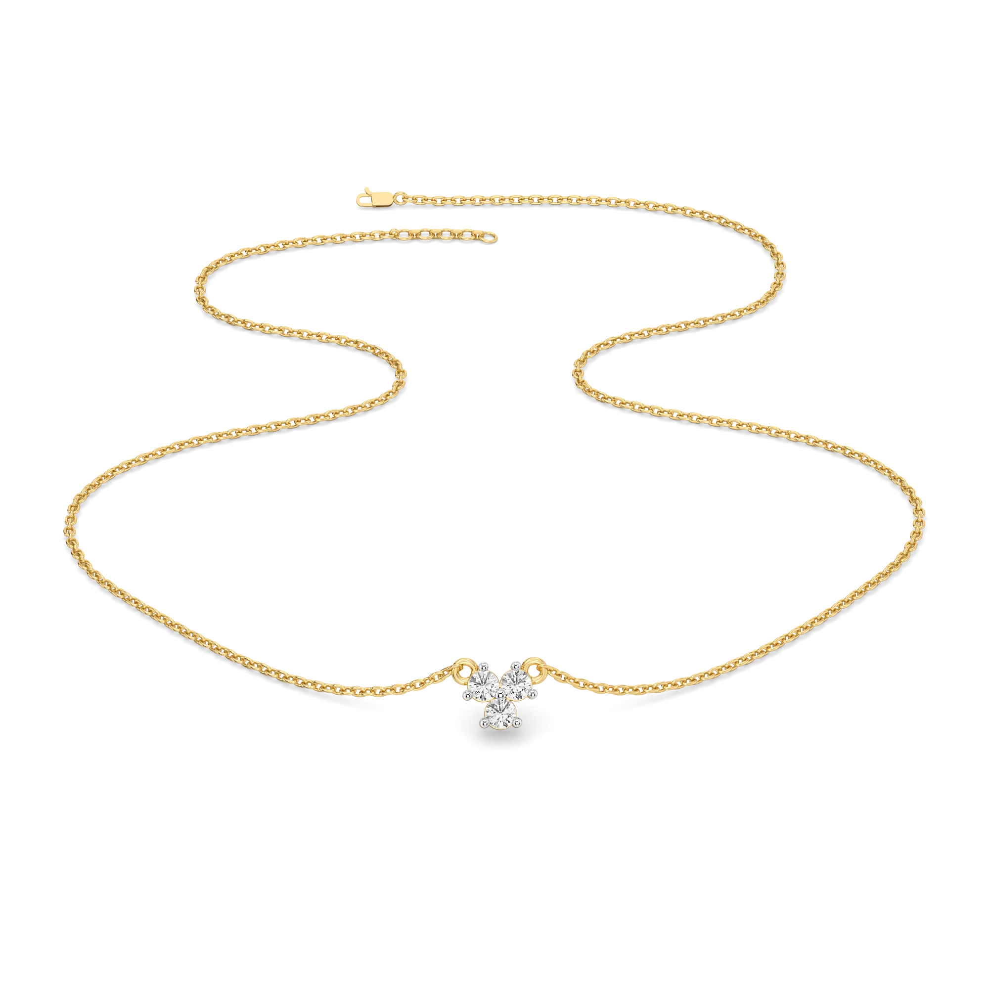 Trinity Glow - Lab Diamond Necklace Secondary image