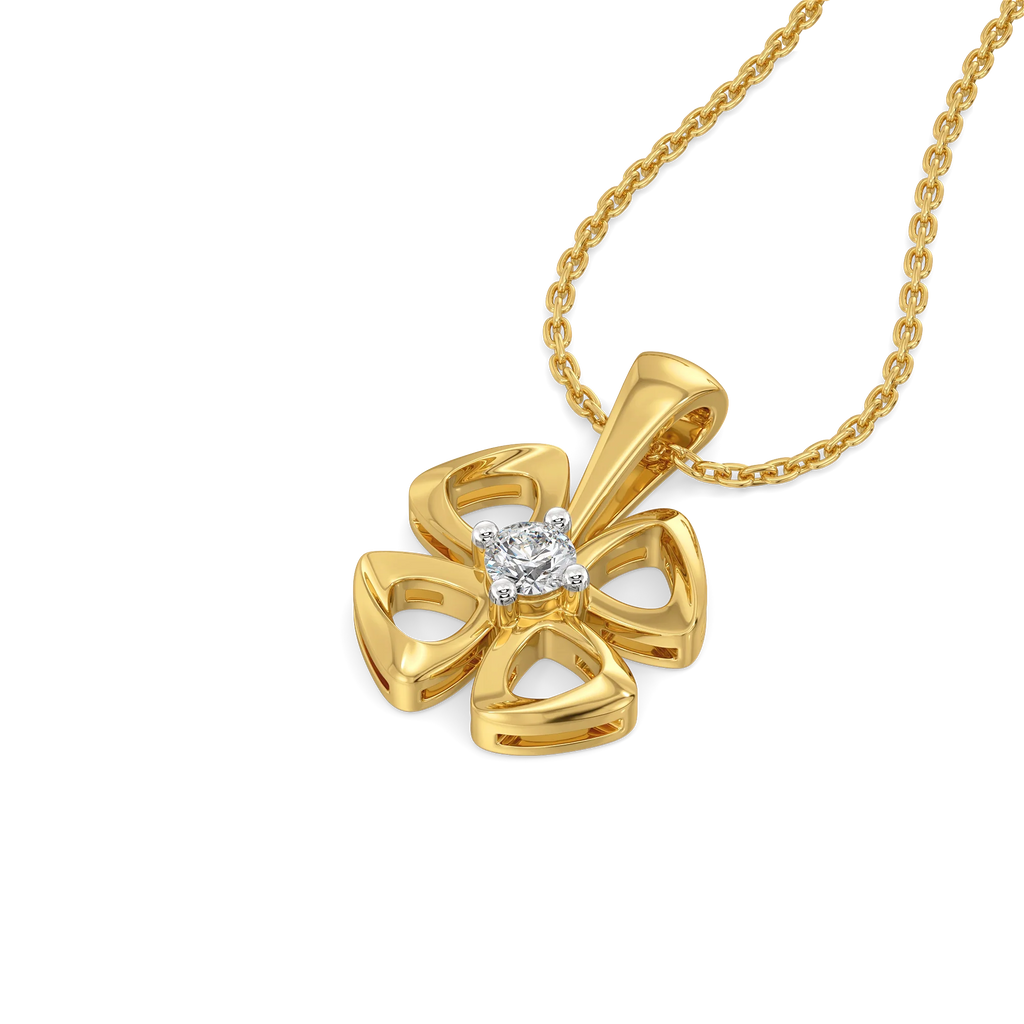 Ever Bloom - Lab Diamond Pendant