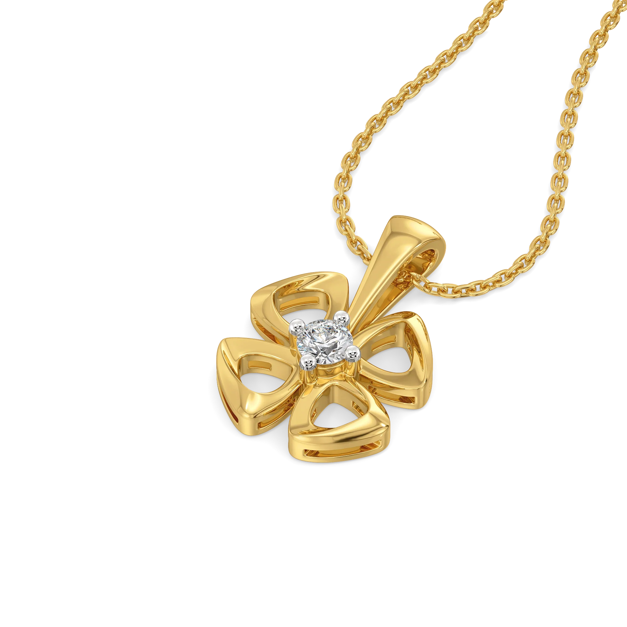 Ever Bloom - Lab Diamond Pendant