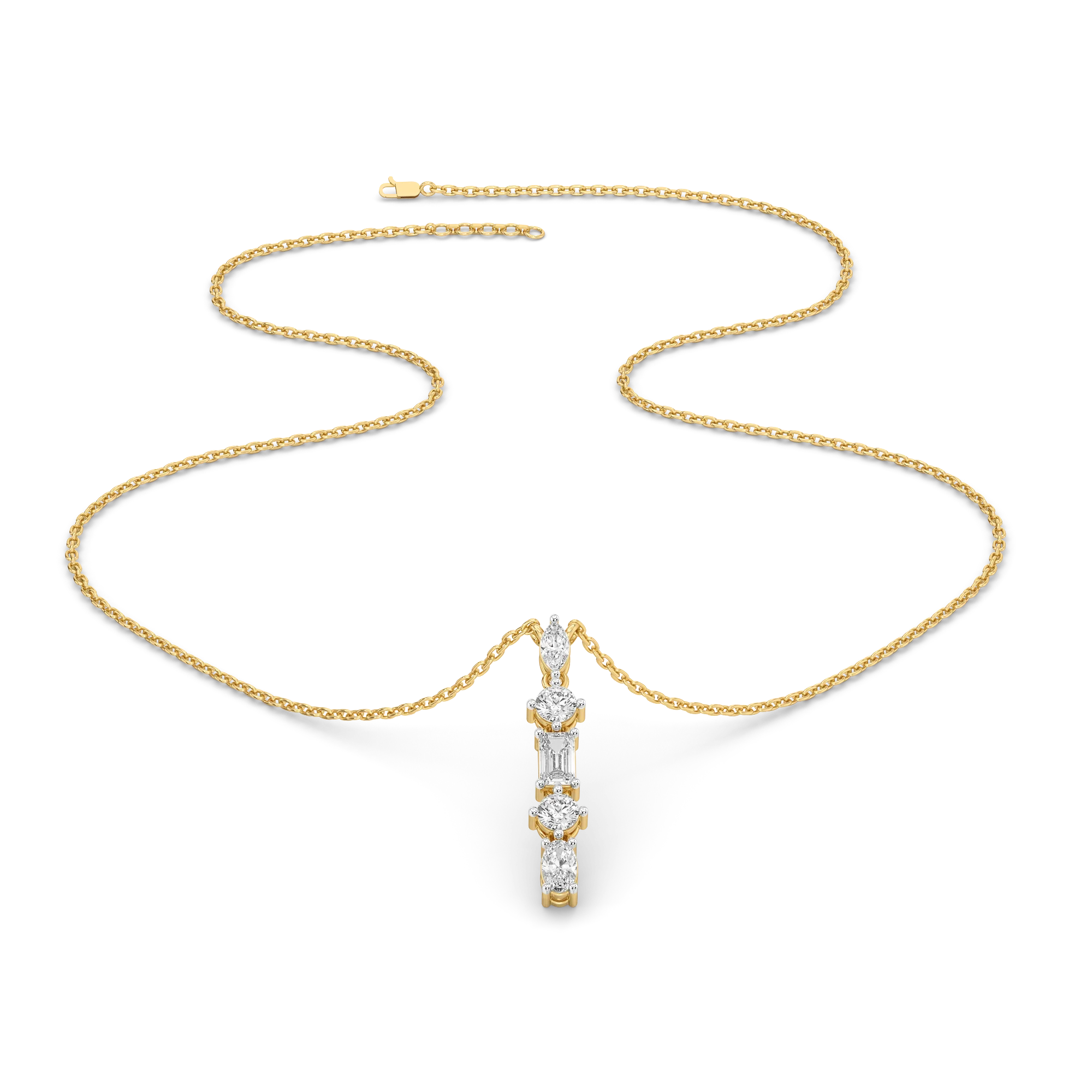 Celestial Line - Lab Diamond Necklace Secondary image