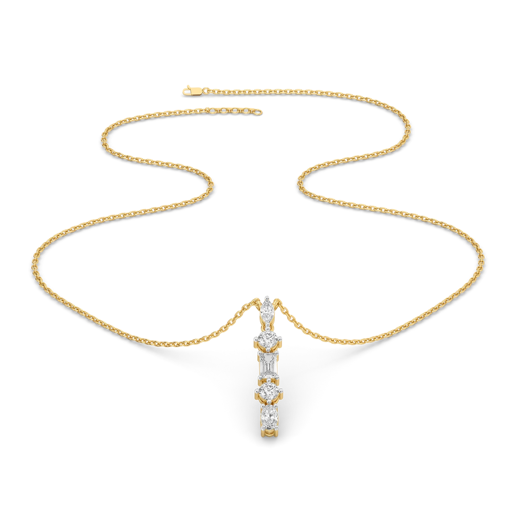 Celestial Line - Lab Diamond Necklace