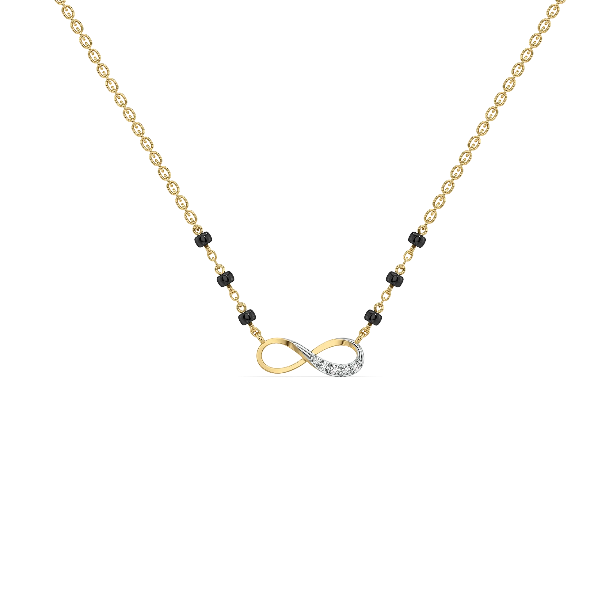 Endless Union - Lab Diamond Mangalsutra Necklace Main image