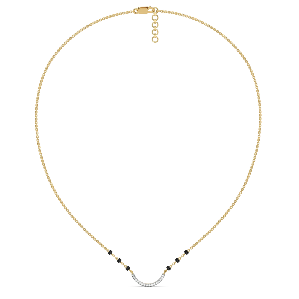 Sacred Arc - Lab Diamond Mangalsutra Necklace