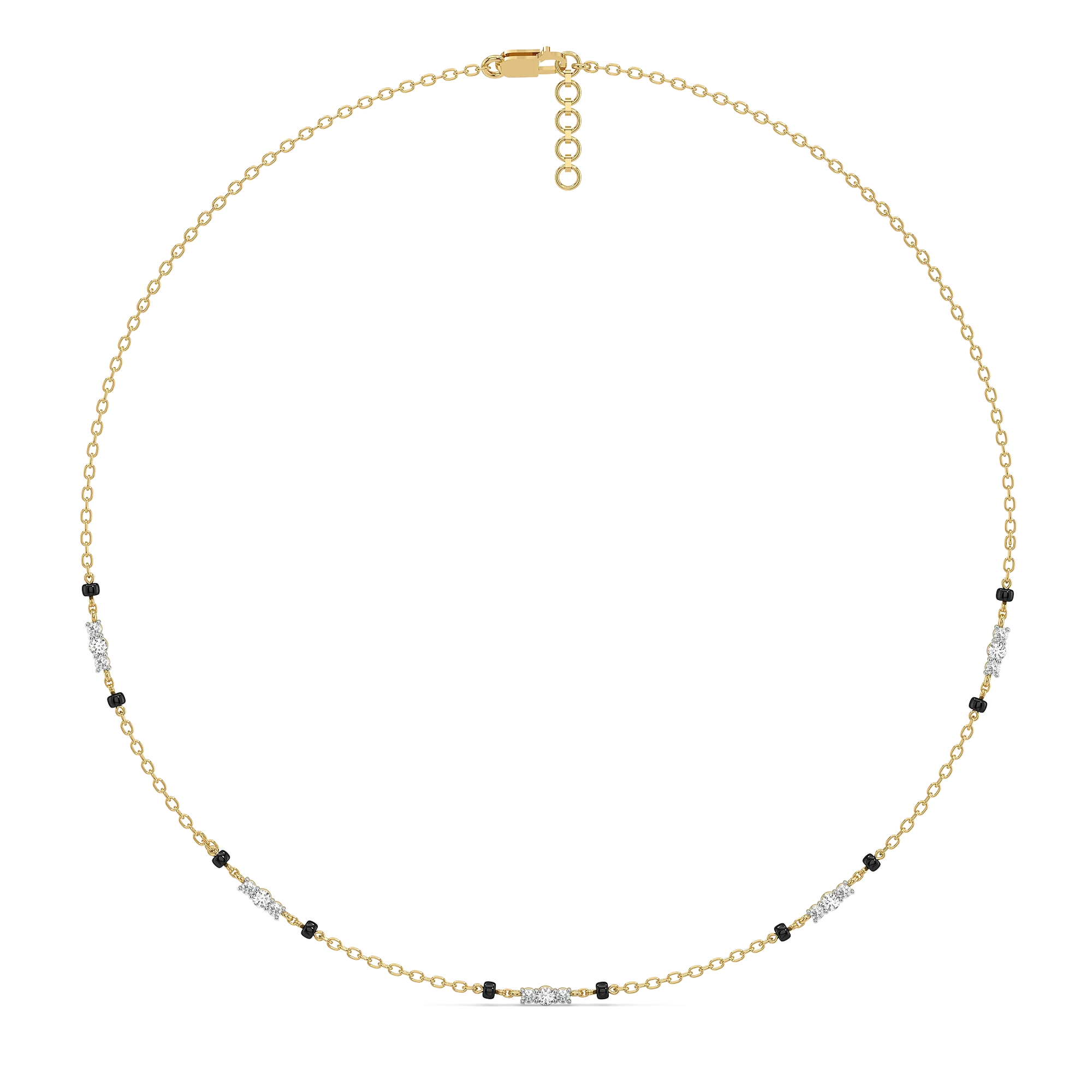 Subtle Promise - Lab Diamond Mangalsutra Necklace