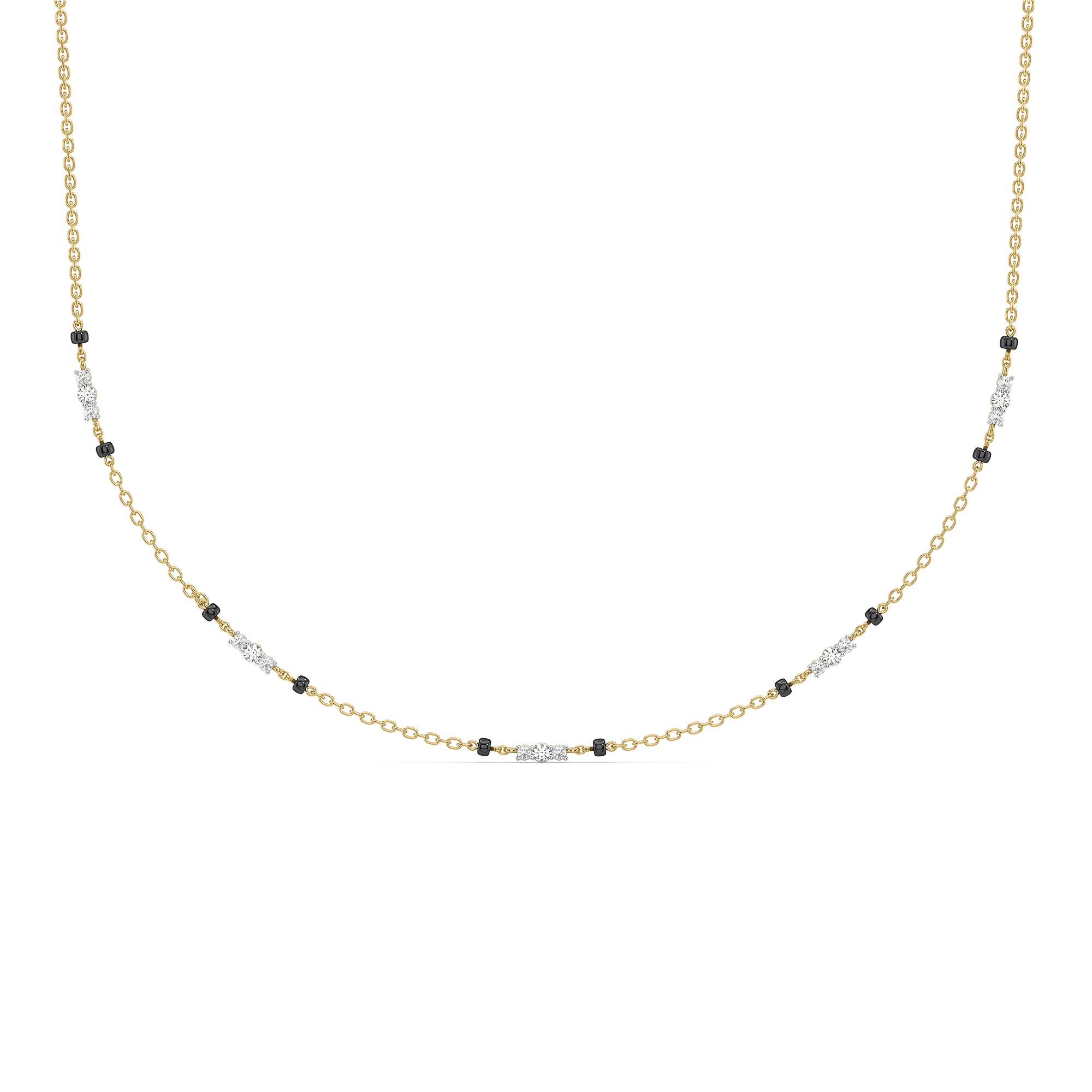 Subtle Promise - Lab Diamond Mangalsutra Necklace Secondary image