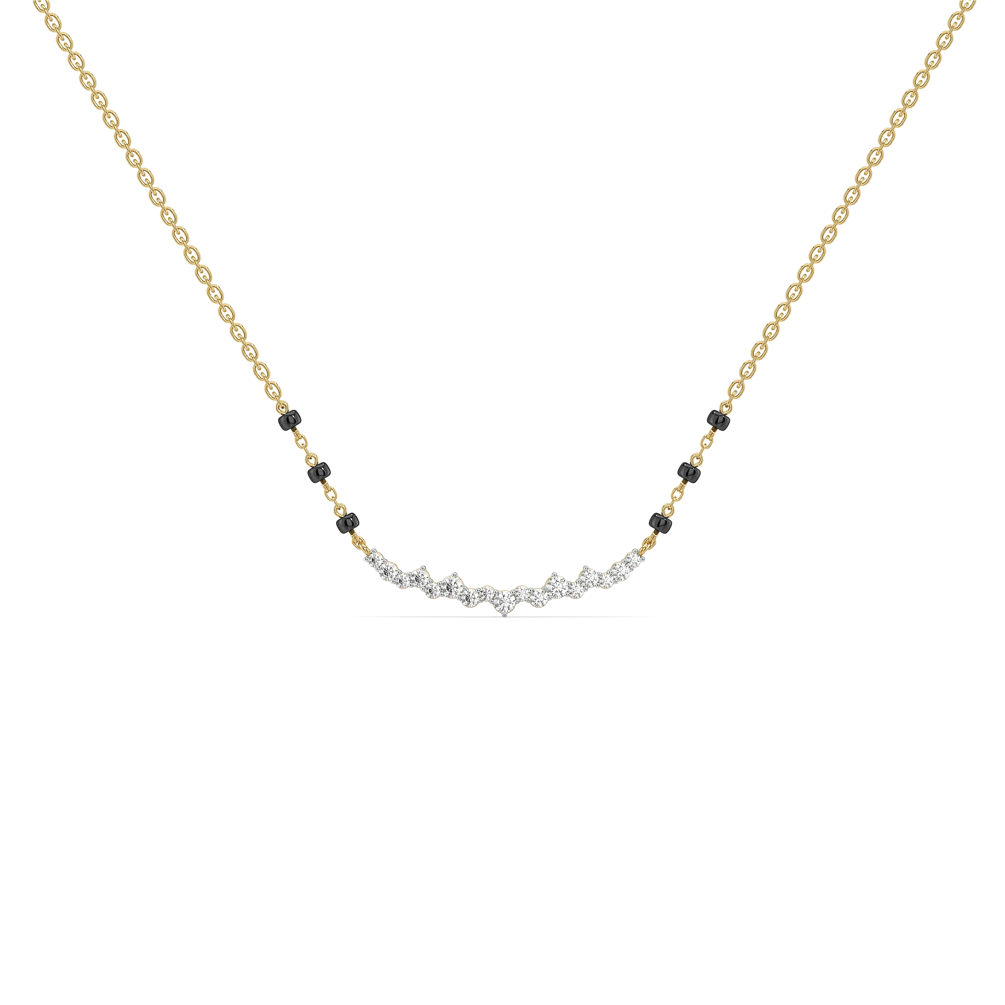 Majestic Line - Lab Diamond Mangalsutra Necklace Main image