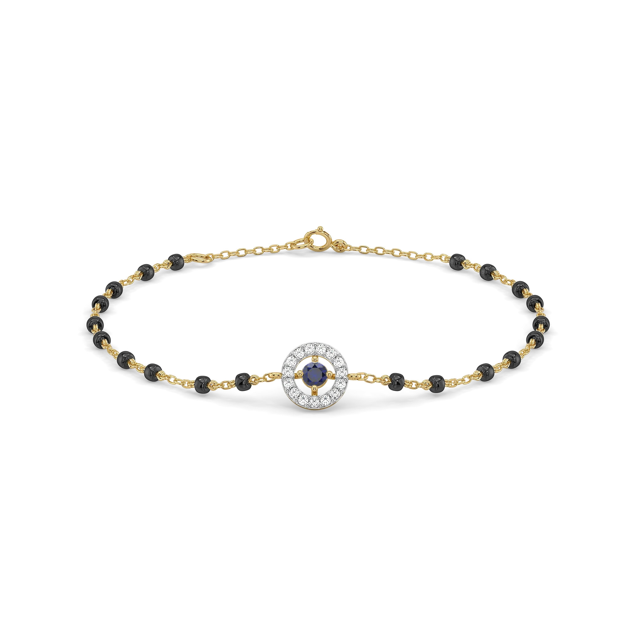 Protective Aura - Lab Diamond Mangalsutra Bracelet Main image