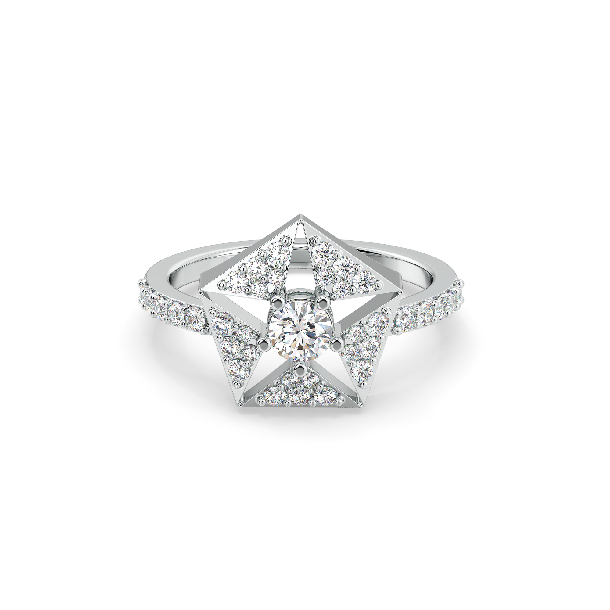 Echo of Light - Lab Diamond Ring Secondary image