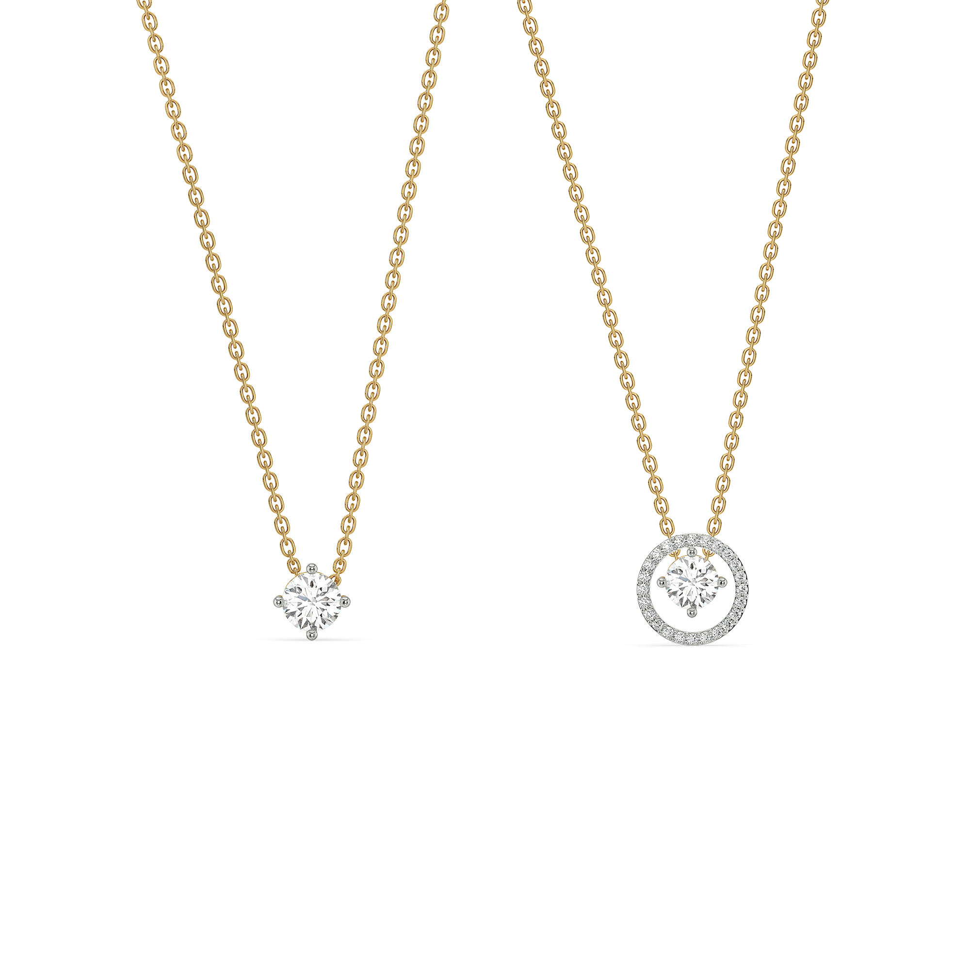 Halo Switch - Lab Diamond Multi-Wearable Necklace Main image