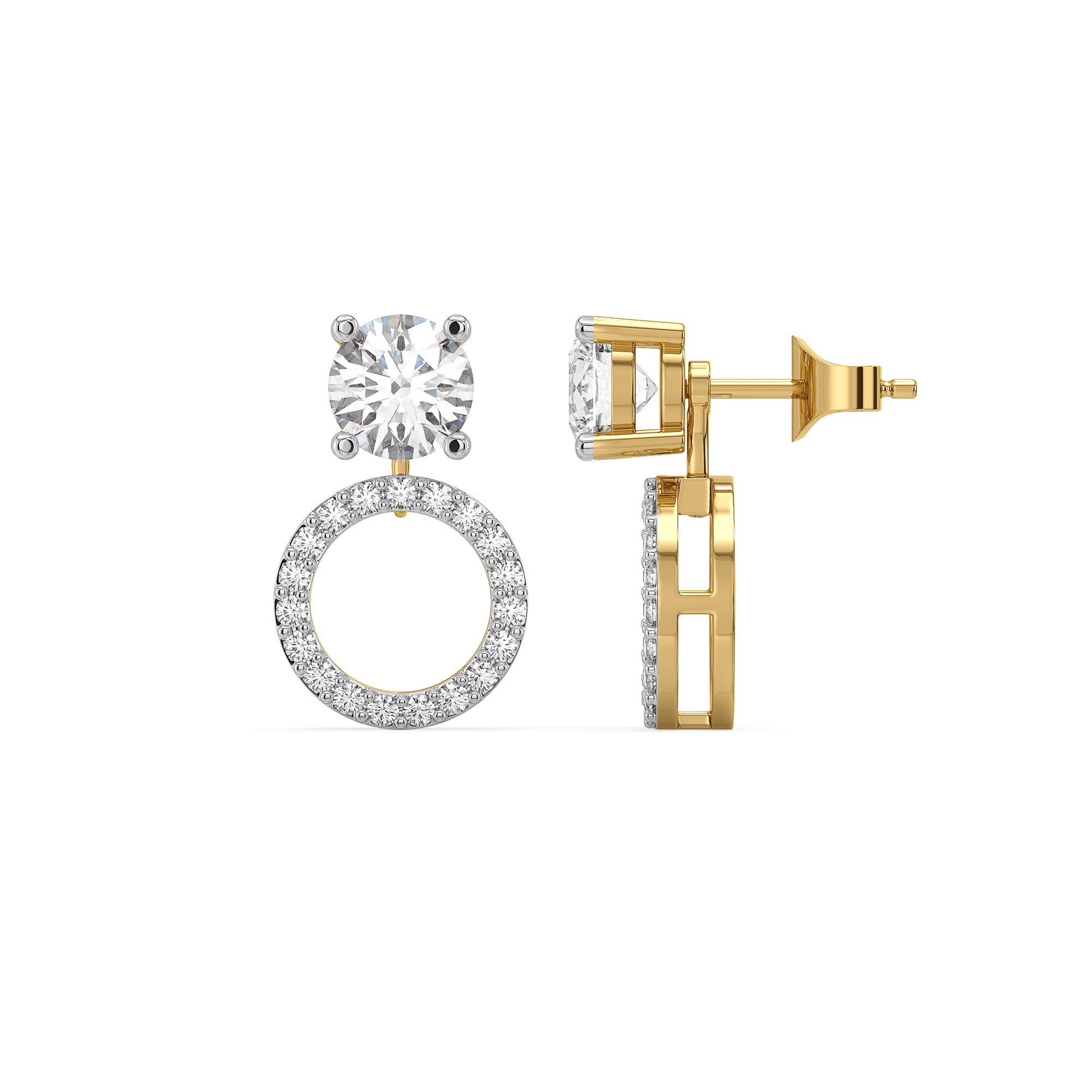 Halo Switch – Lab Diamond Multi-Wearable Stud