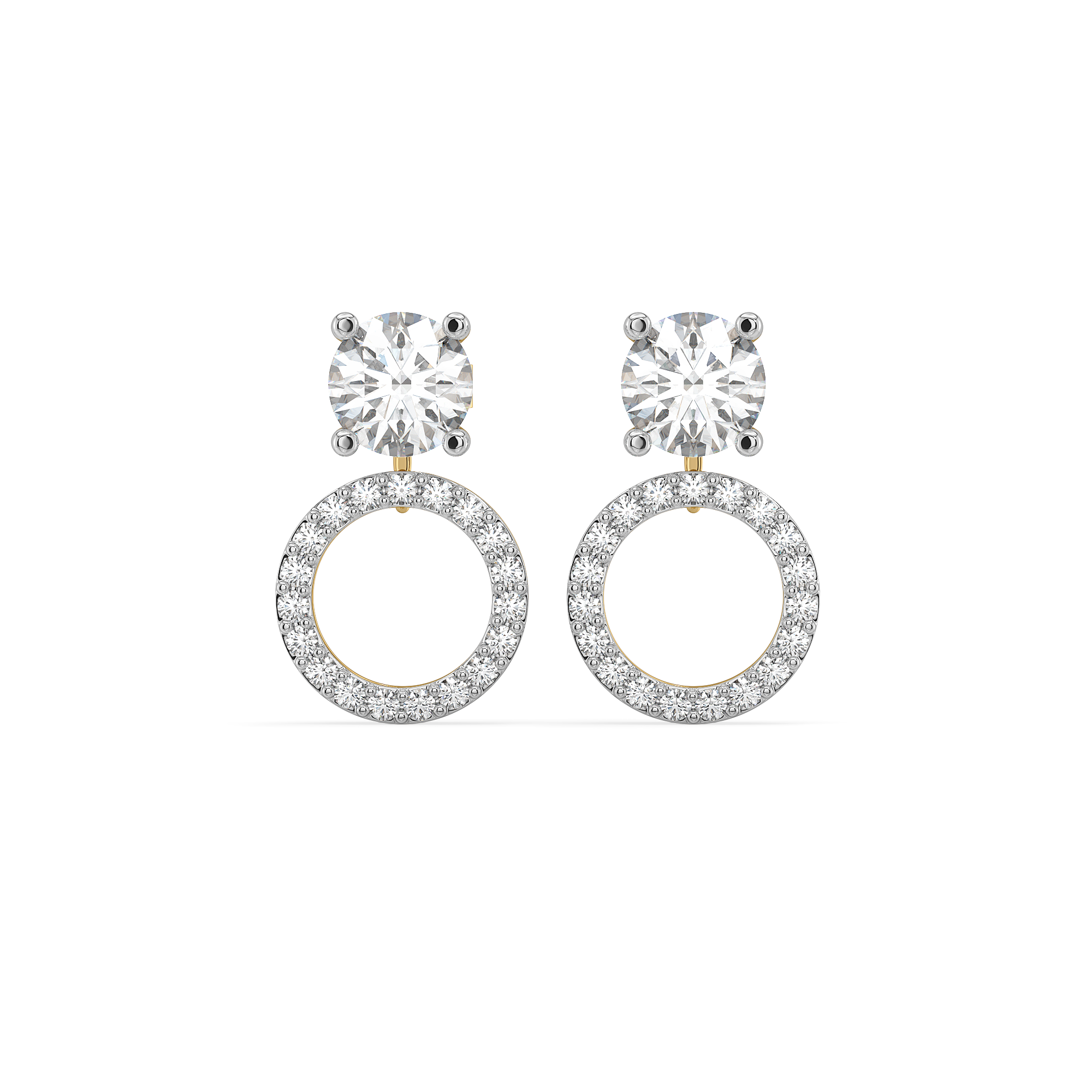 Halo Switch – Lab Diamond Multi-Wearable Stud Secondary image