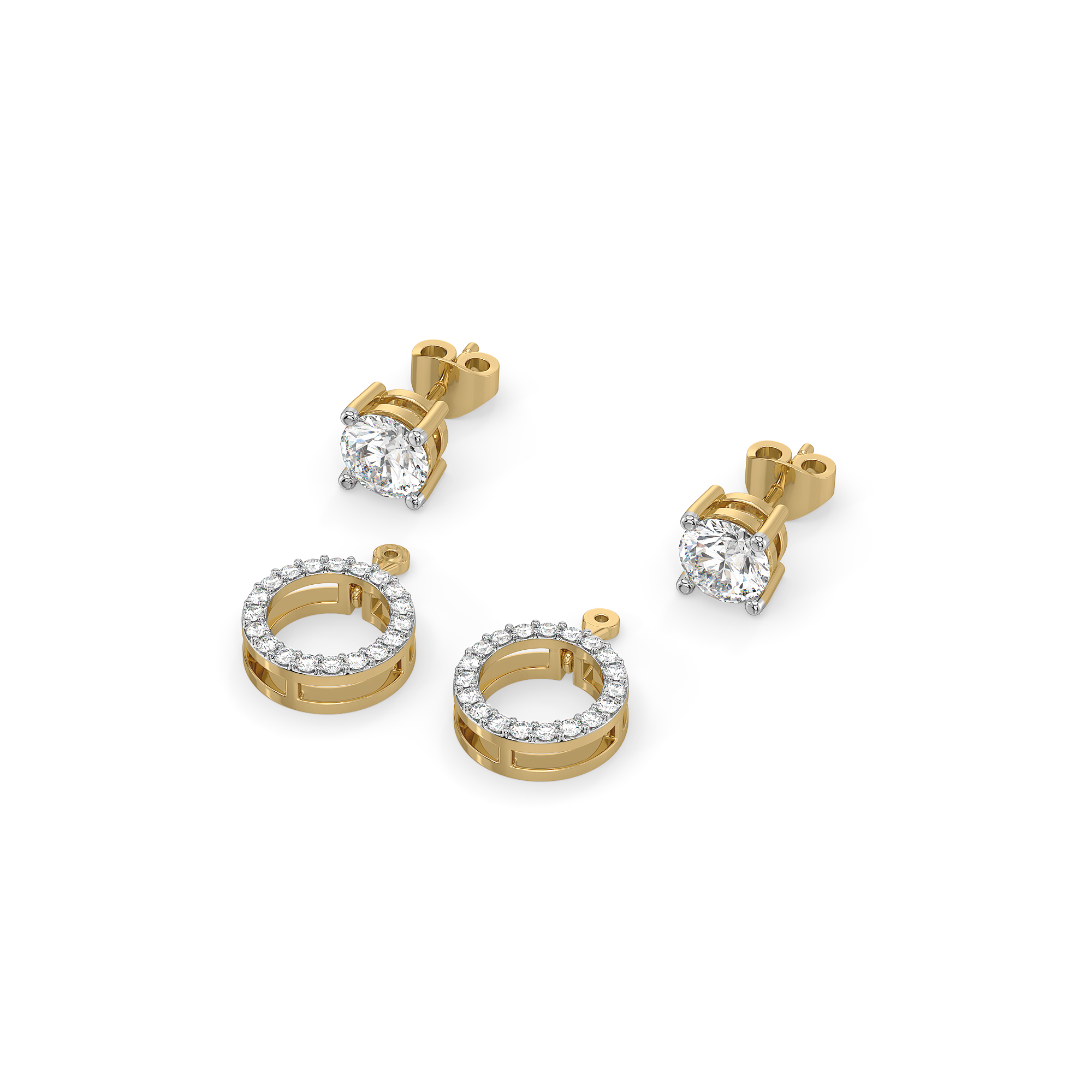Halo Switch – Lab Diamond Multi-Wearable Stud