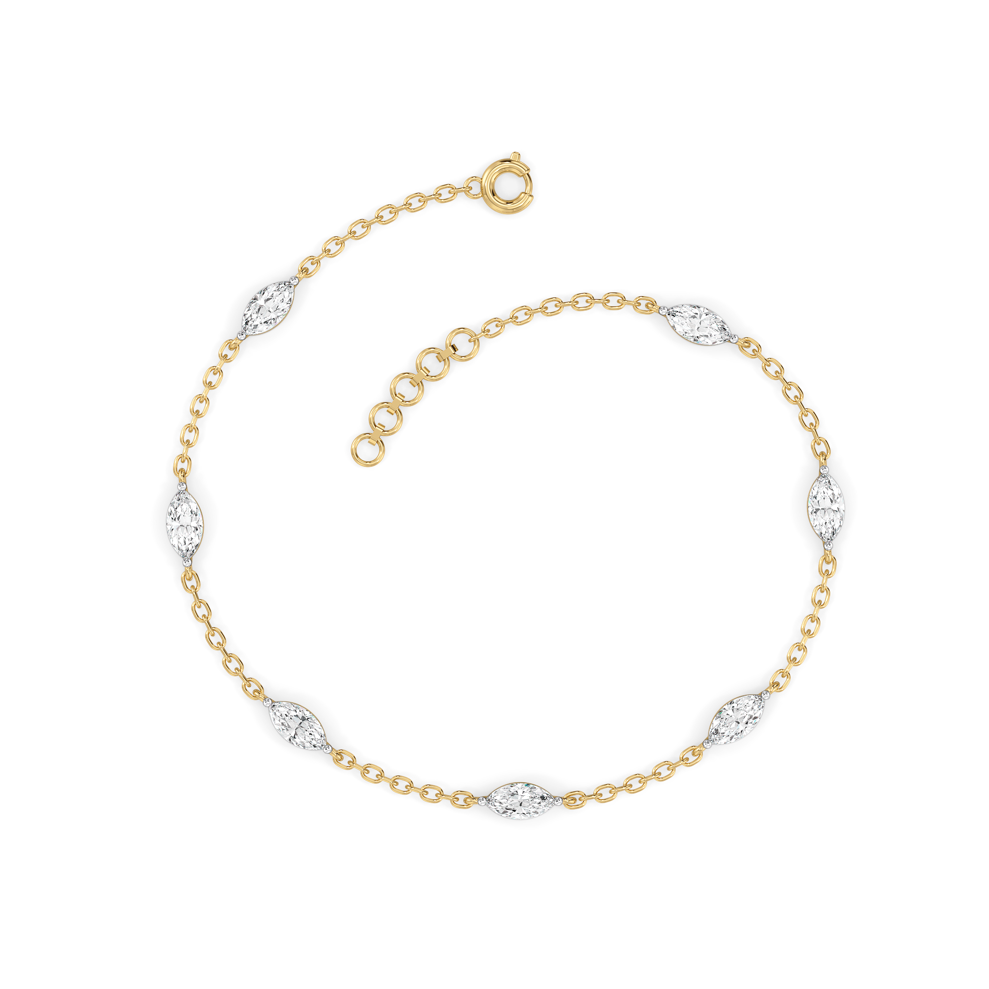 Marquise Station - Lab Diamond Bracelet Secondary image