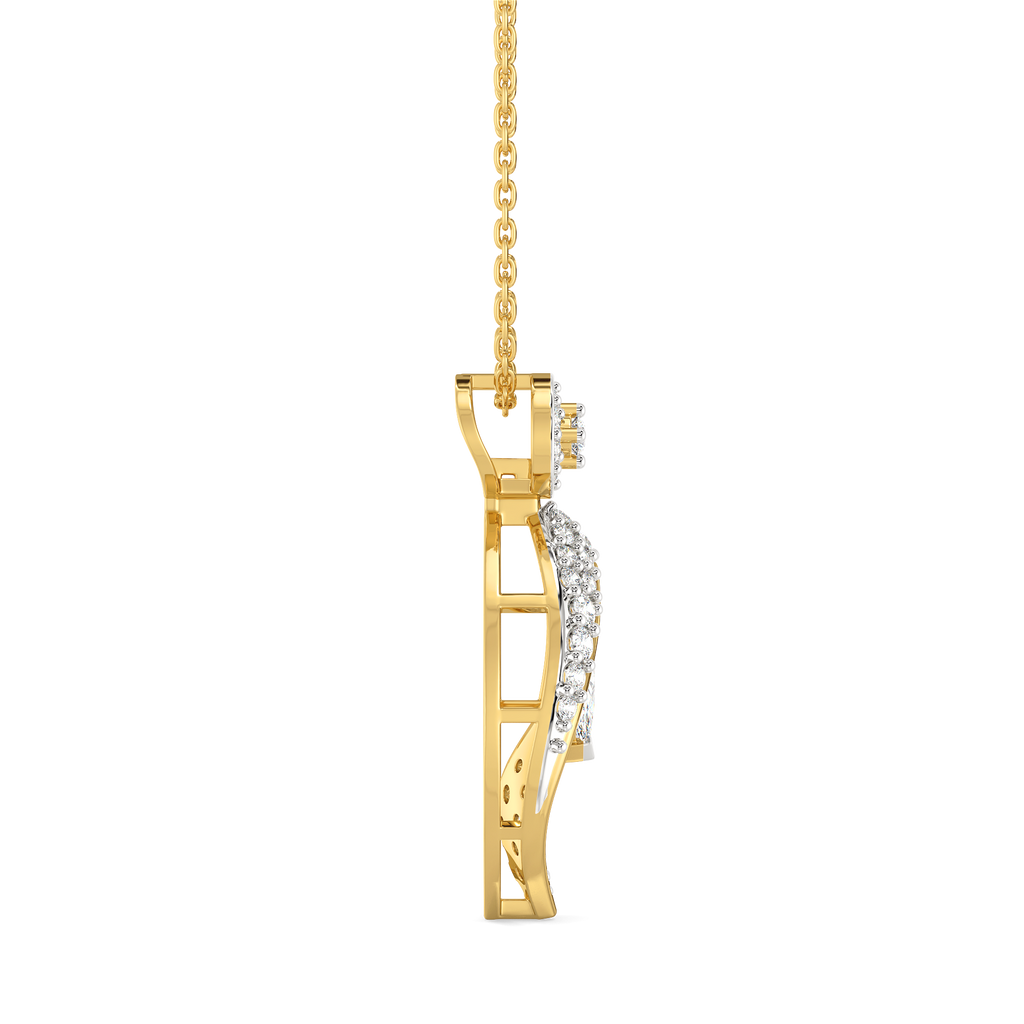 Marquise Mirage - Lab Diamond Pendant